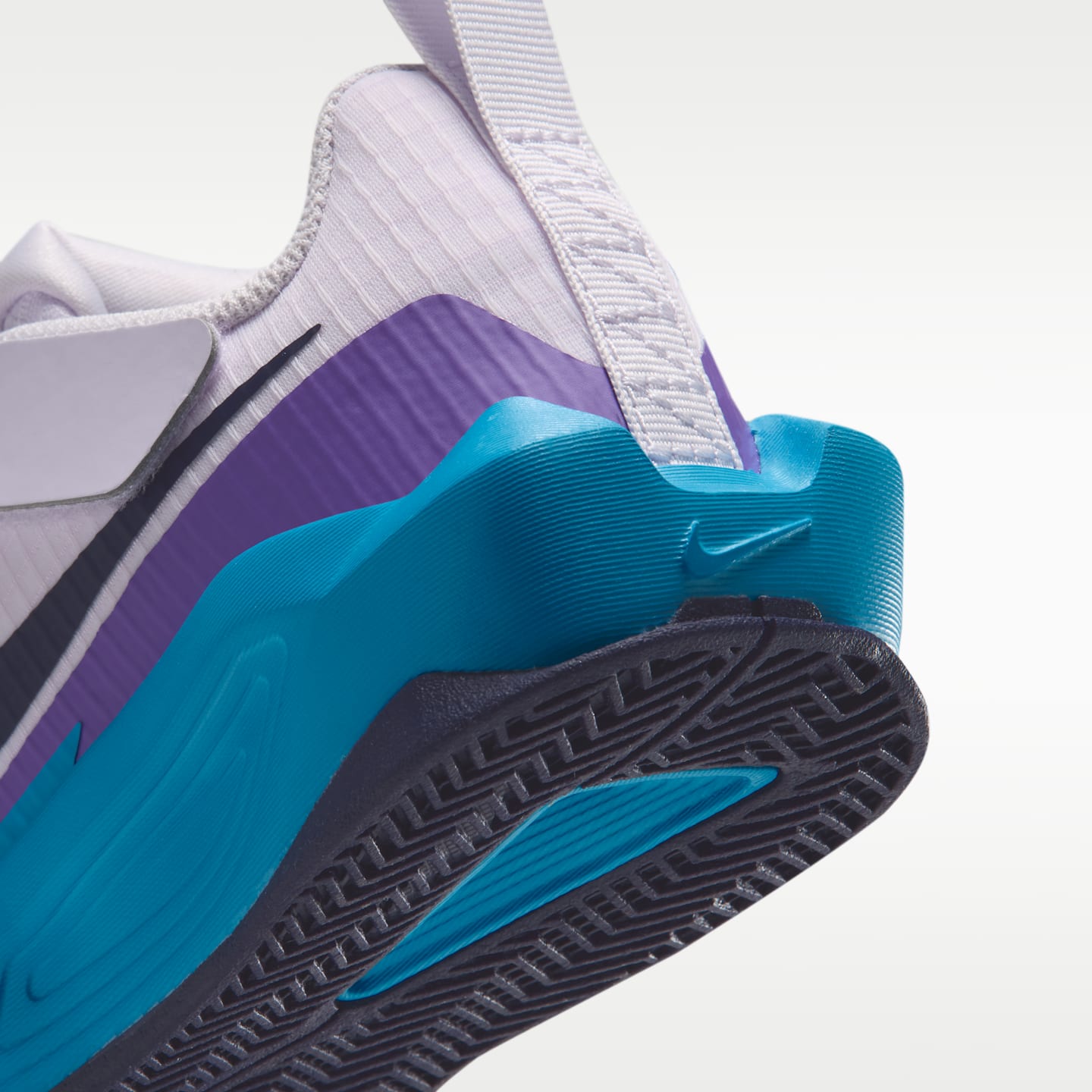 Детские кроссовки Nike S.T. Dynamite Basketball, цвет: Виноградный / Синий — фото 8