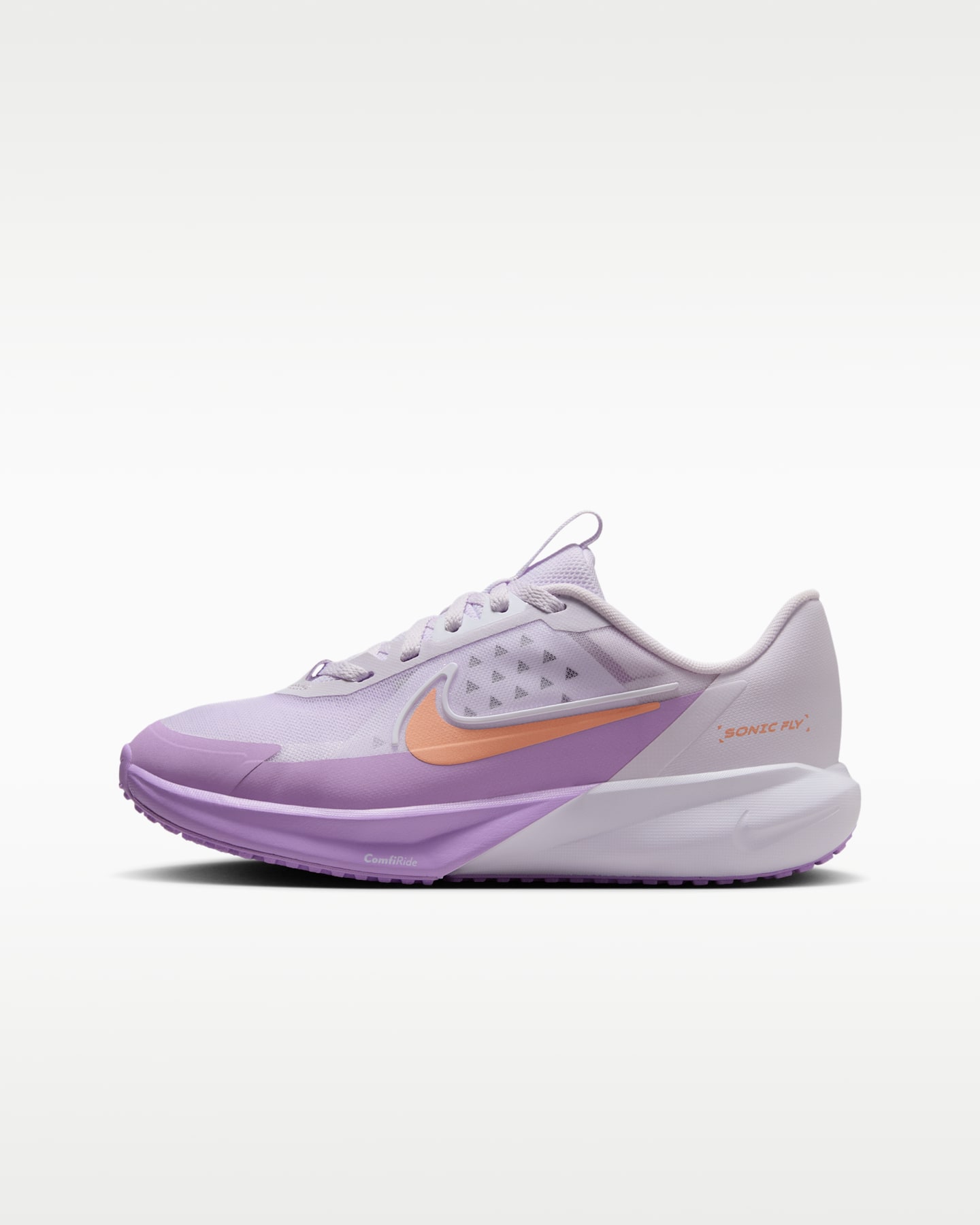 Детские кроссовки Nike Sonic Fly Little Kids' Running, цвет: Виноградный / Белый — фото 9
