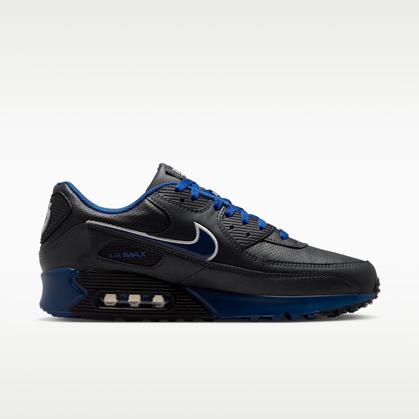 Мужские кроссовки Nike Air Max 90 (Indianapolis Colts) NFL, цвет: Антрацитовый / Синий — фото 3