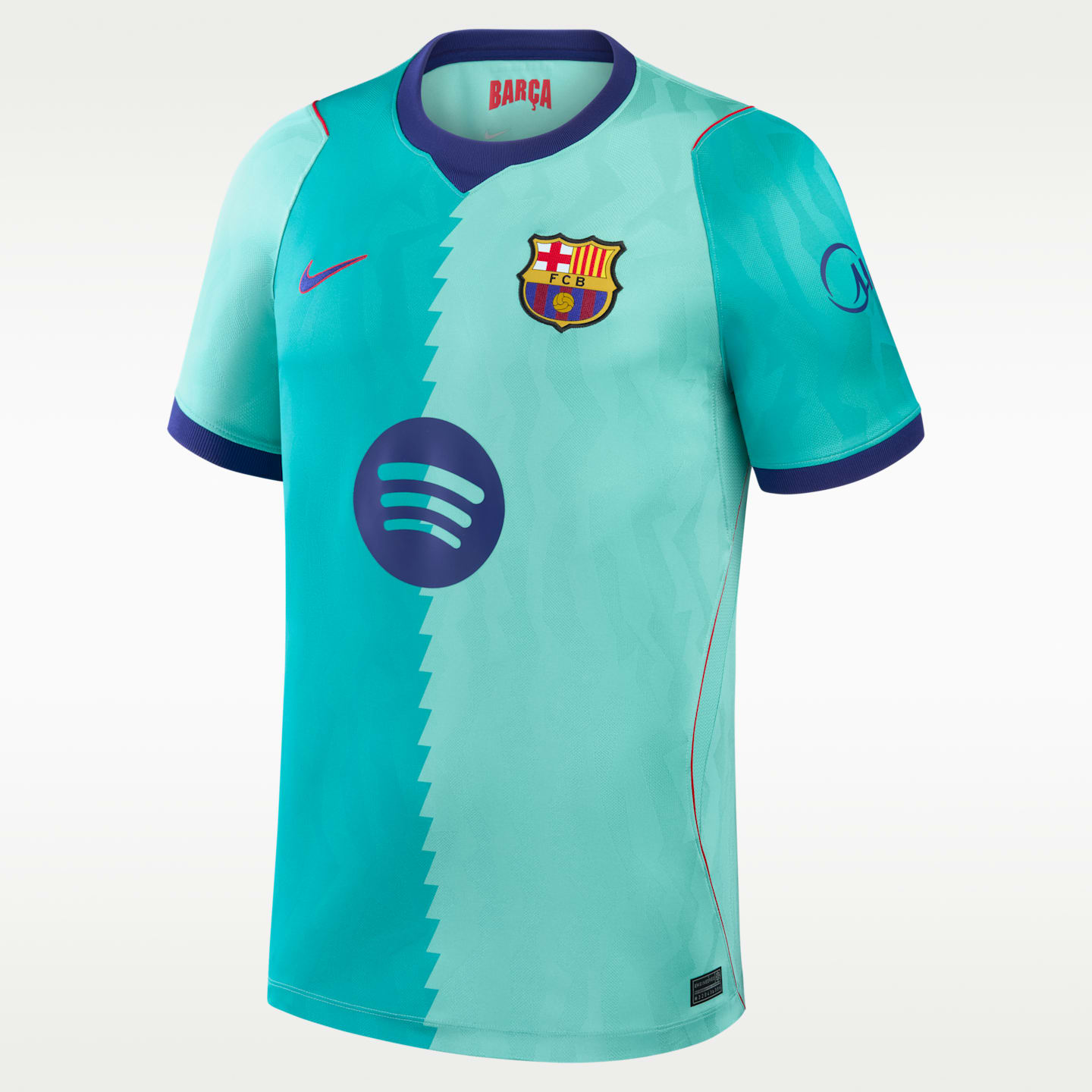 Мужской топ Nike Lamine Yamal Barcelona 2026/27 Stadium Third Dri-FIT Soccer Jersey, цвет: Зелёный — фото 2