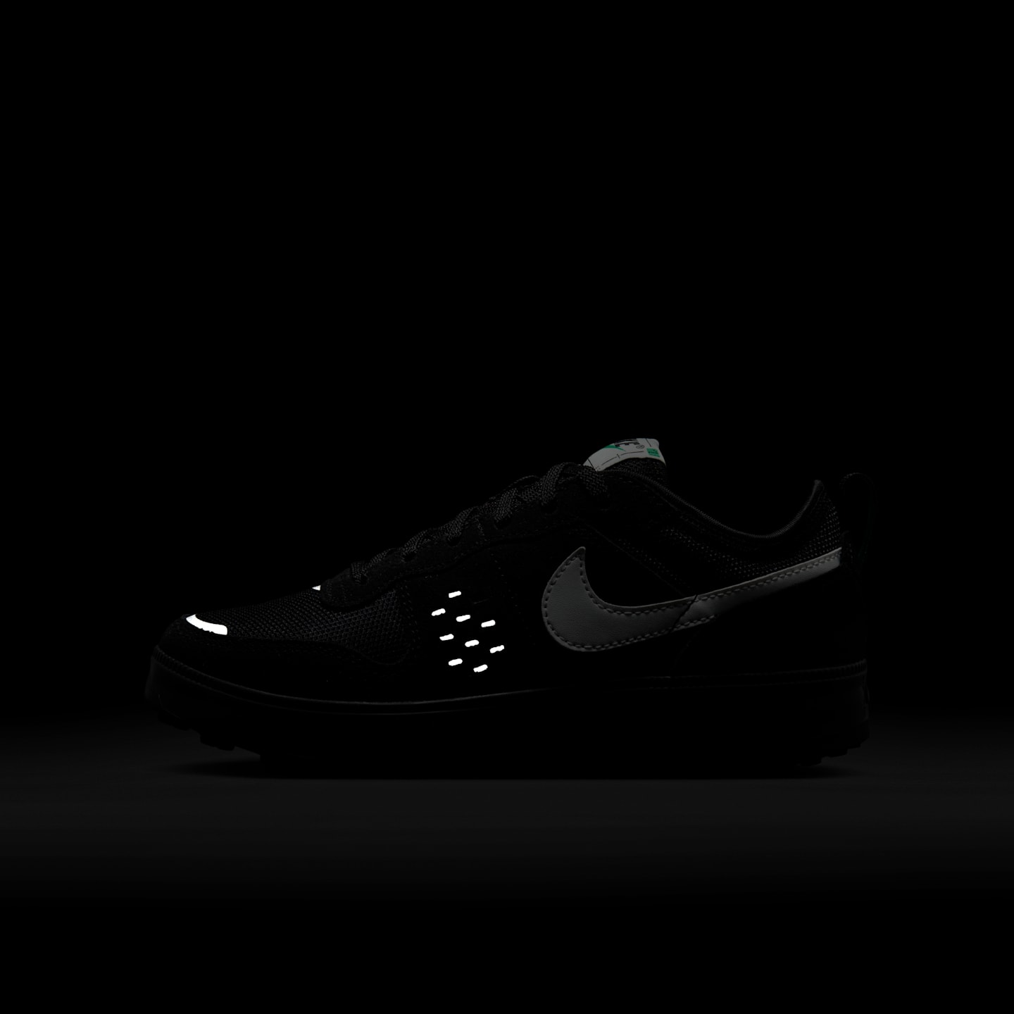 Детские кроссовки Nike C1TY "Brownstone" Shoes, цвет: Чёрный / Зелёный — фото 10