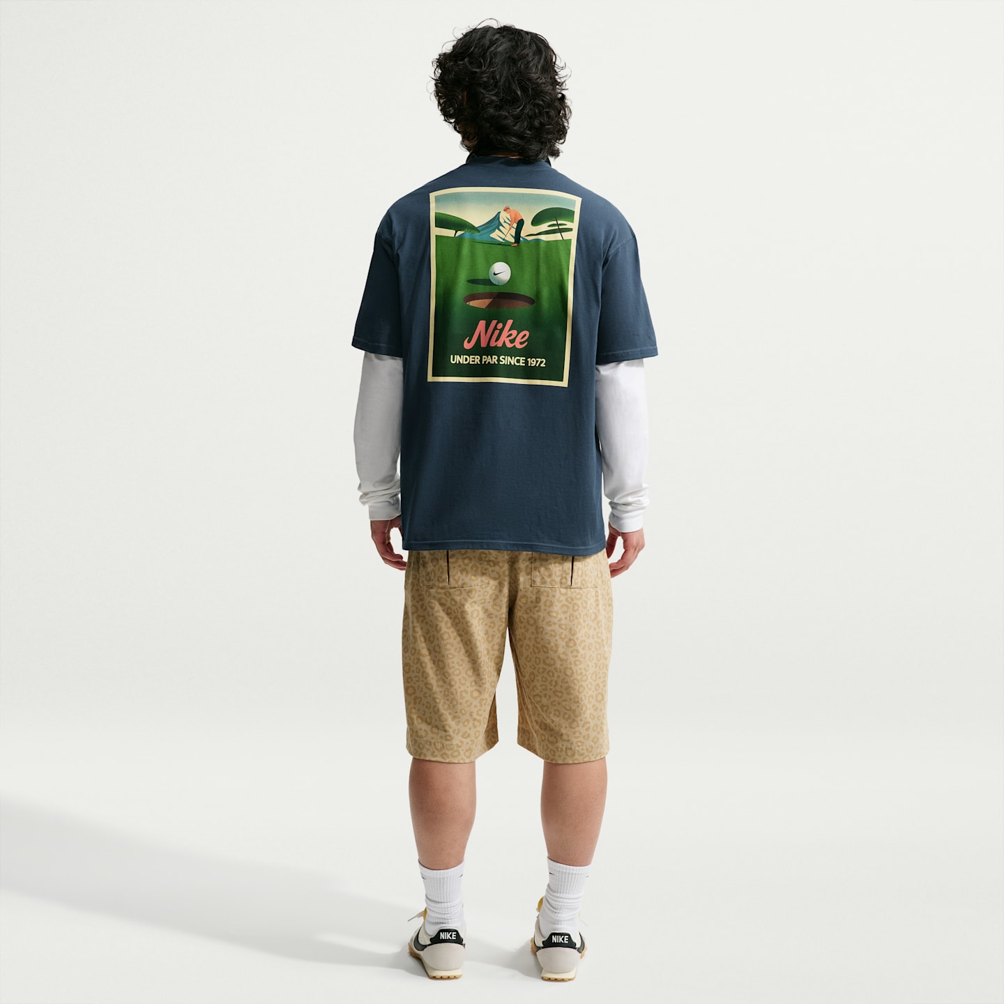 Мужская футболка Nike Sportswear, цвет: Тёмно-синий — фото 5