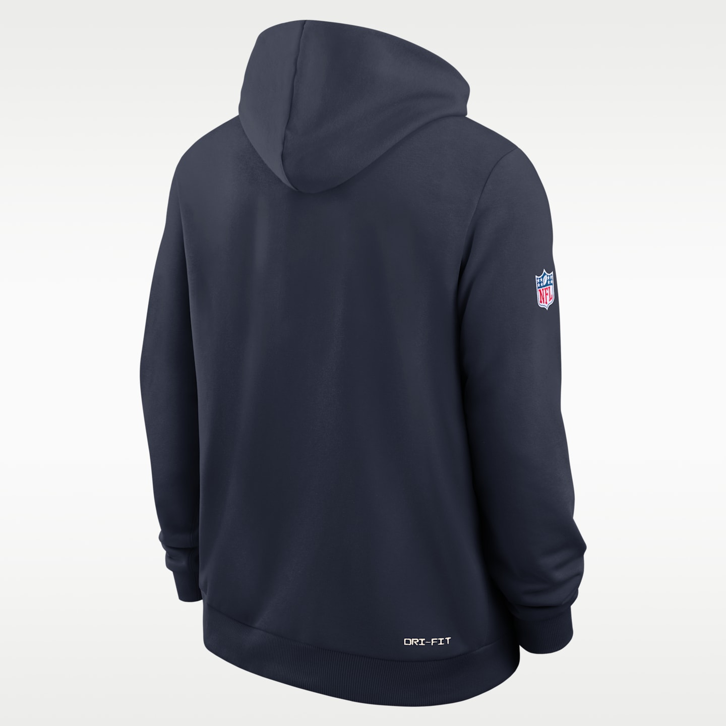 Мужское худи на молнии Nike Chicago Bears Sideline Standard Issue Dri-FIT NFL, цвет: Тёмно-синий — фото 2