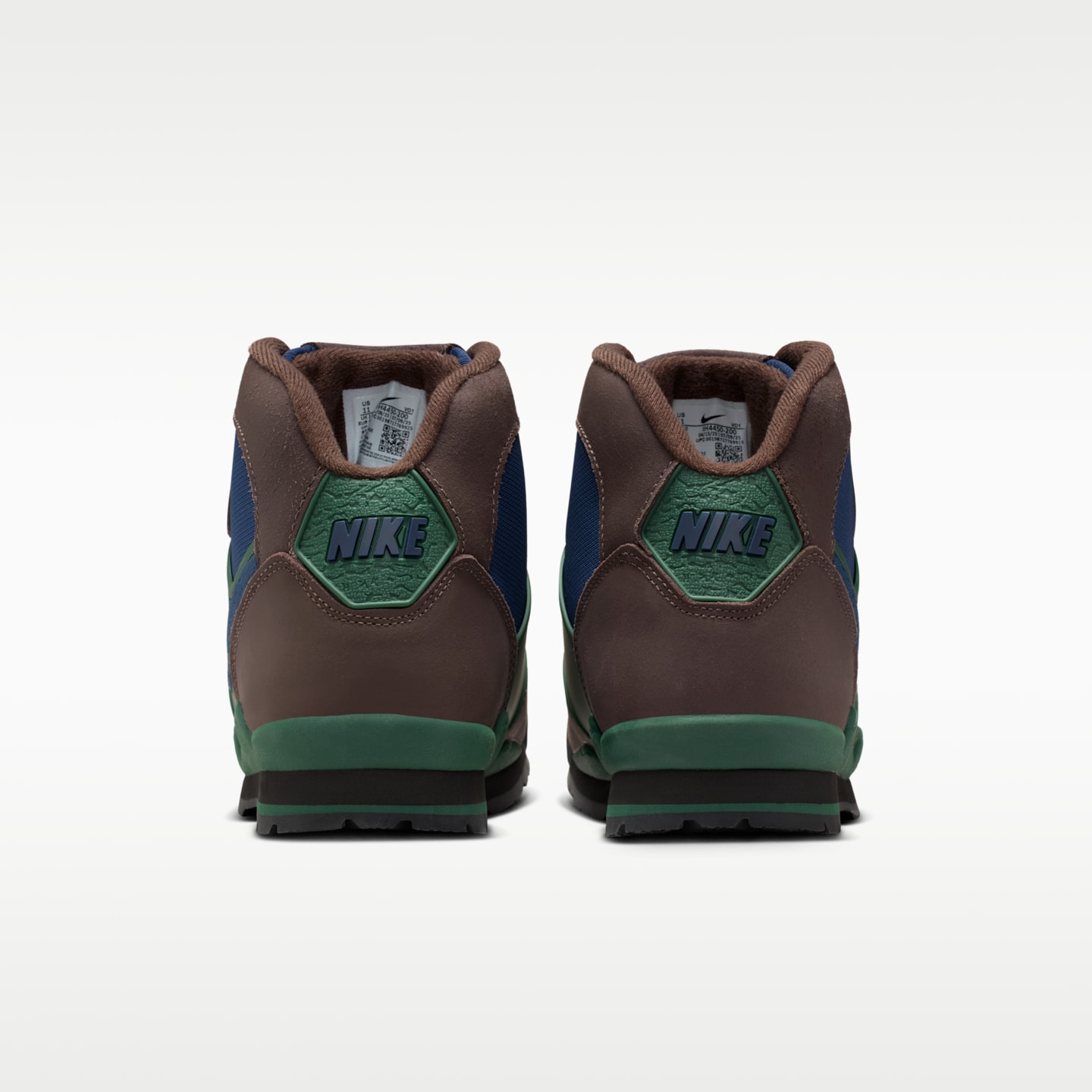 Мужские кроссовки Nike Air Baltoro SP, цвет: Коричневый / Тёмно-синий — фото 6