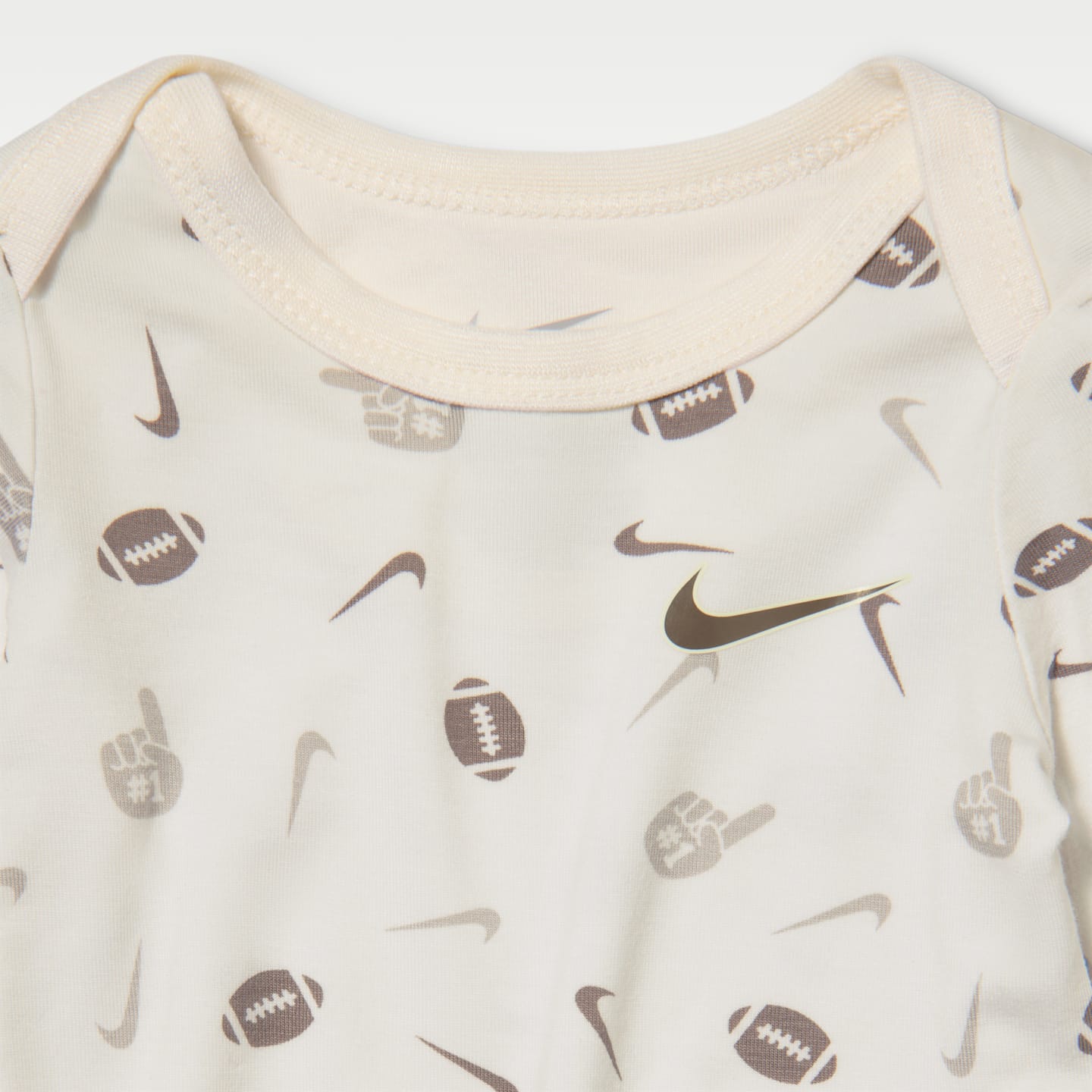 Комплект для малышей Nike Ready, Set, Grow! из 3 предметов, 0-9 мес, цвет: Бледная слоновая кость — фото 3