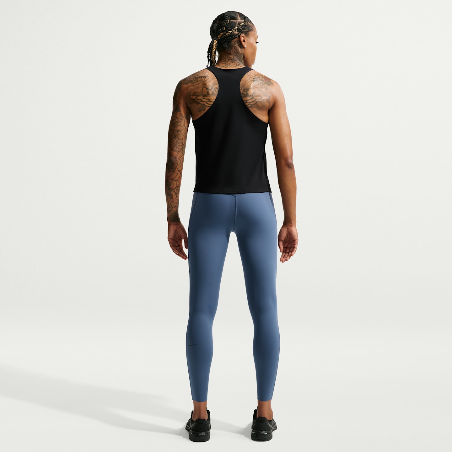 Женская майка Nike Universa, цвет: Чёрный / Серый — фото 5