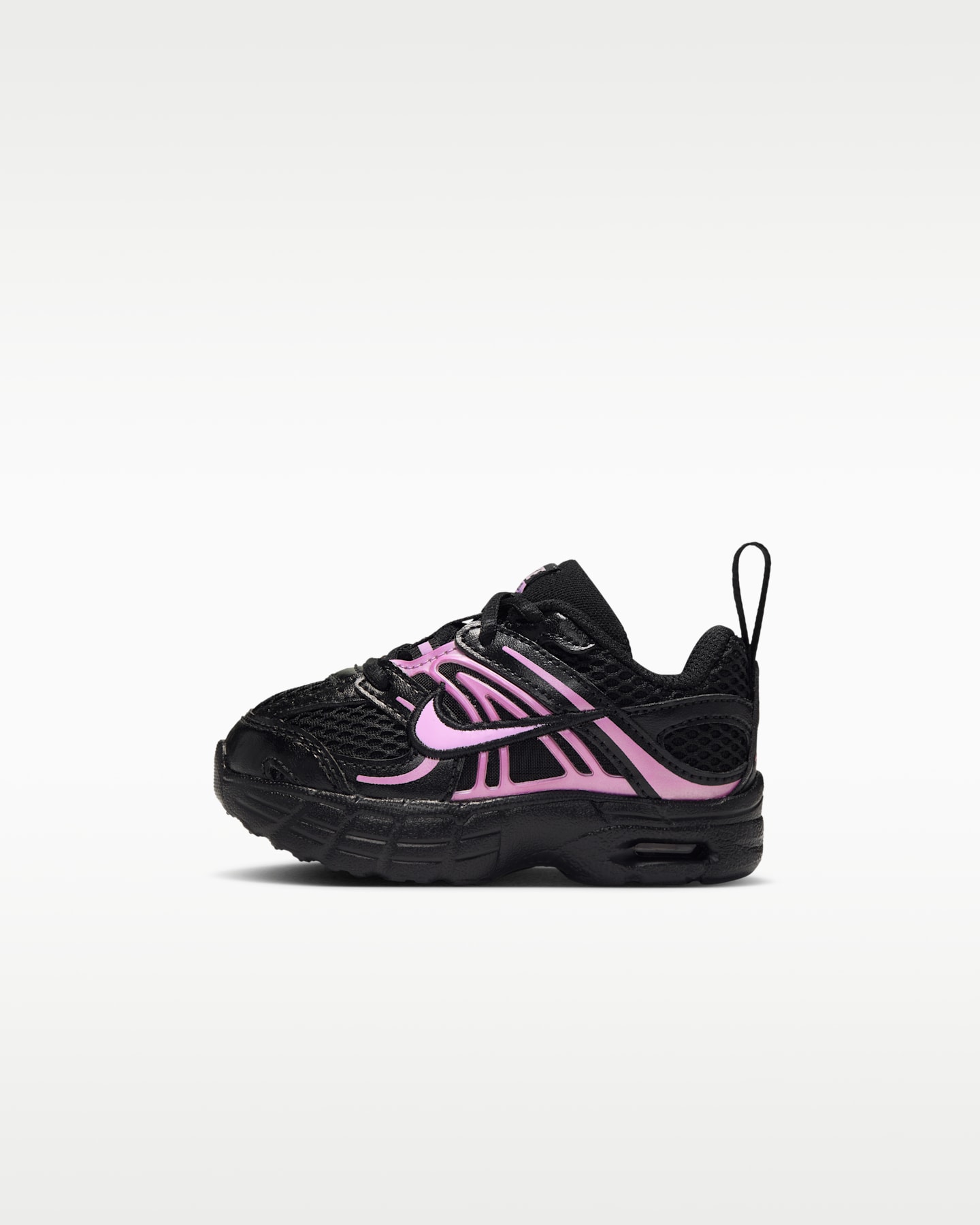 Детские кроссовки Nike Air Max Moto 2K Baby/Toddler, цвет: Чёрный / Розовый — фото 8