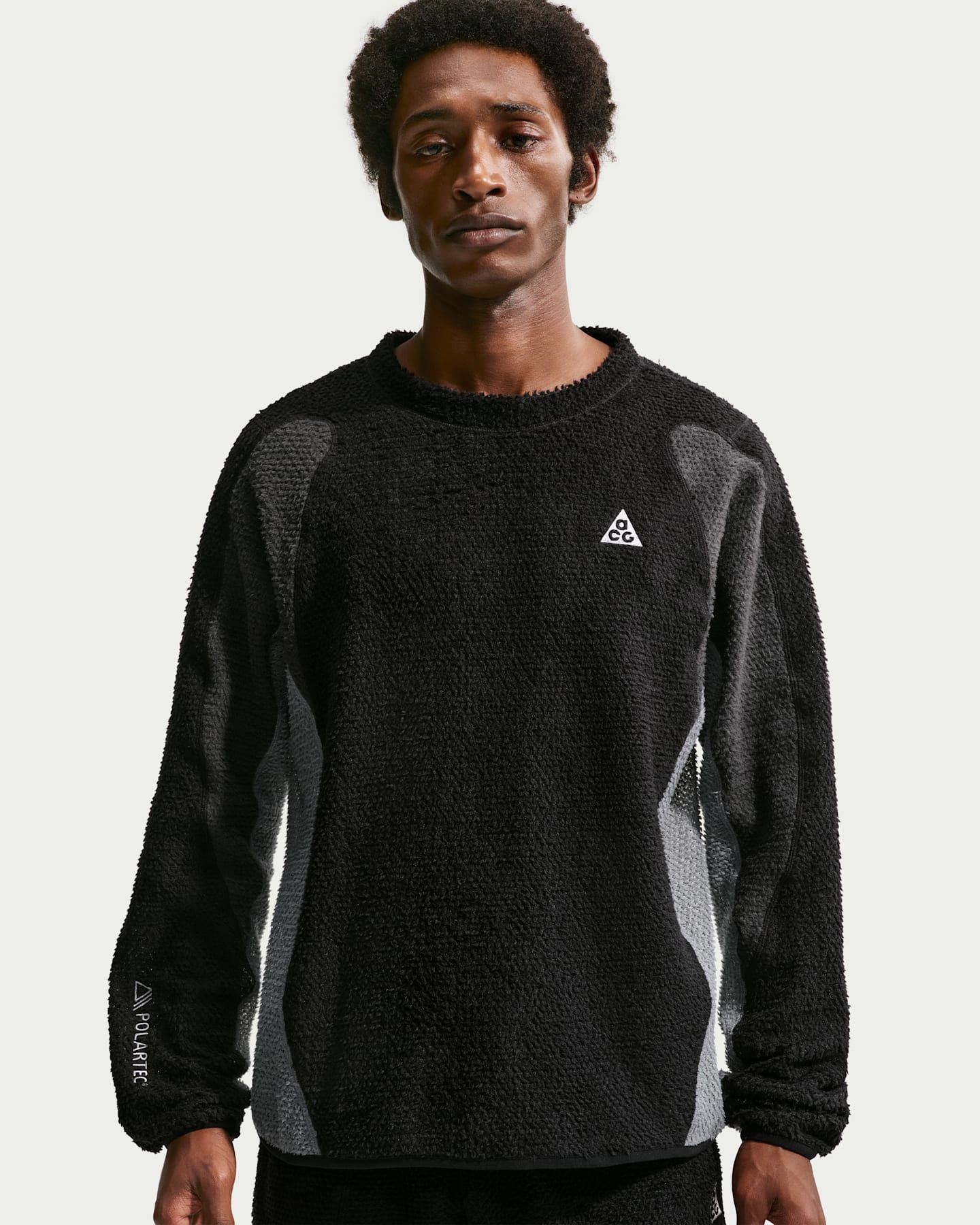 Женский топ Nike ACG Wolf Lichen Crew-Neck Top, цвет: Чёрный / Антрацитовый — фото 13