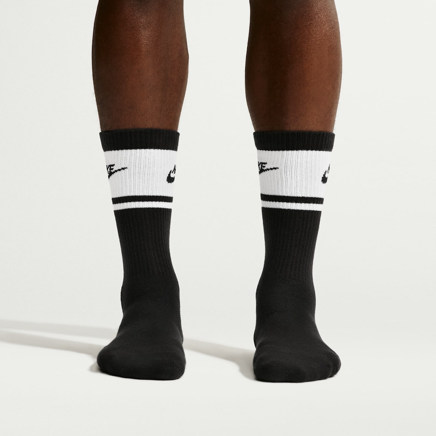 Носки Everyday Elevated для мужчин, средней высоты, 3 шт. — Nike, цвет: Чёрный — фото 4