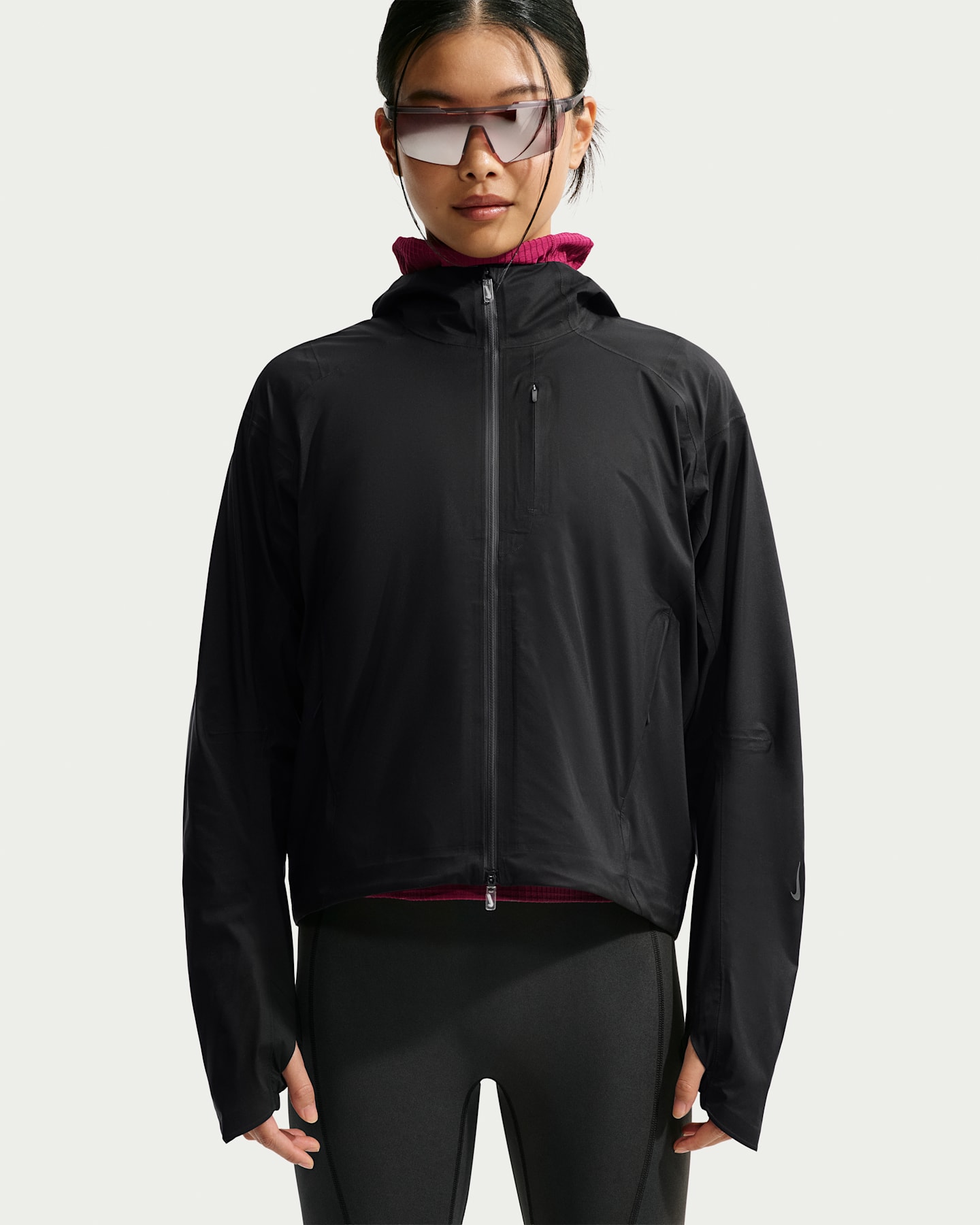 Женская куртка NikeLab Running Storm-FIT ADV, цвет: Чёрный — фото 13