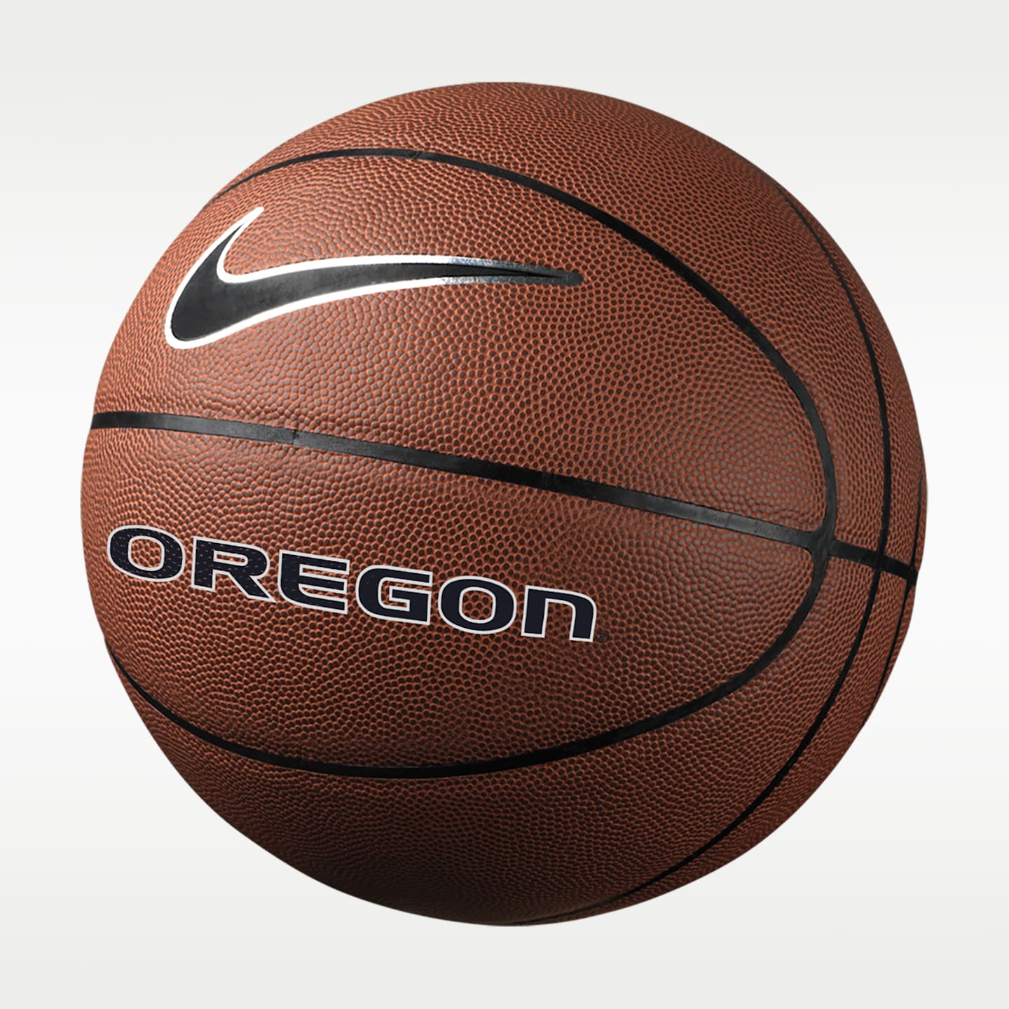 Мяч Oregon Ducks Nike College Replica Basketball, цвет: Коричневый — фото 2