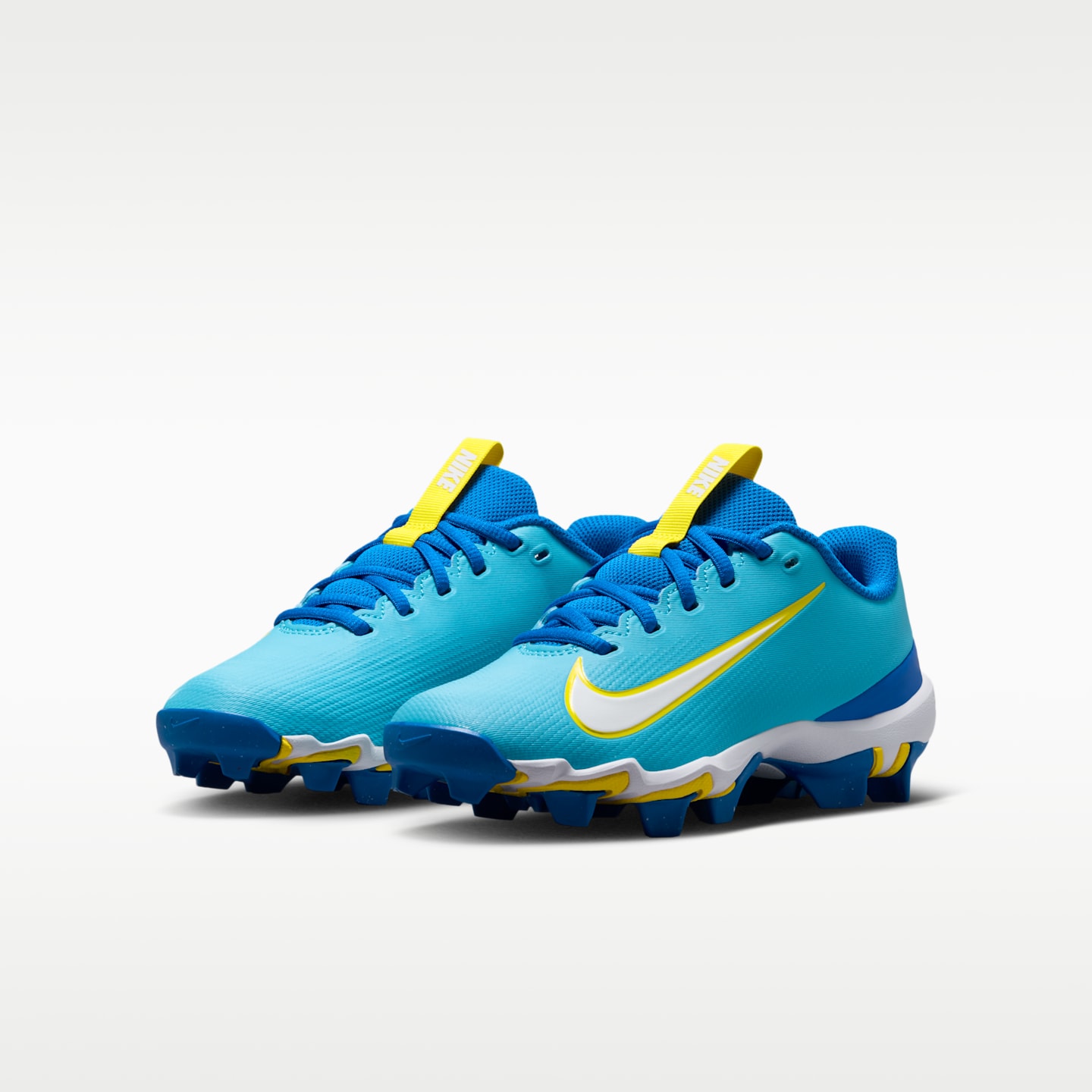 Детские бутсы Nike Vapor Shark 3 "CeeDee Lamb" Football Cleats, цвет: Синий / Жёлтый — фото 5