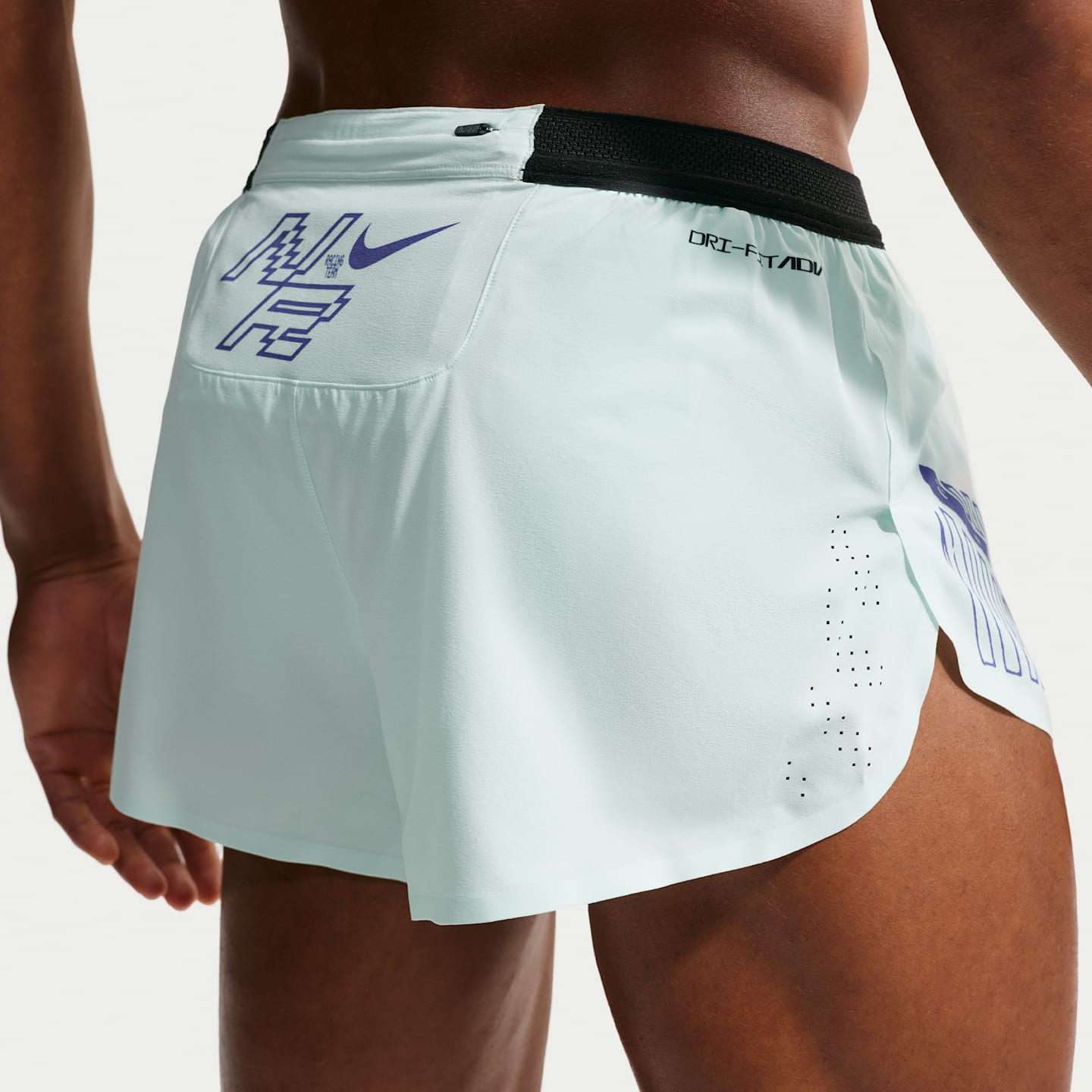 Мужские беговые шорты 2" со слипами Nike AeroSwift Dri-FIT ADV, цвет: Зелёный — фото 3