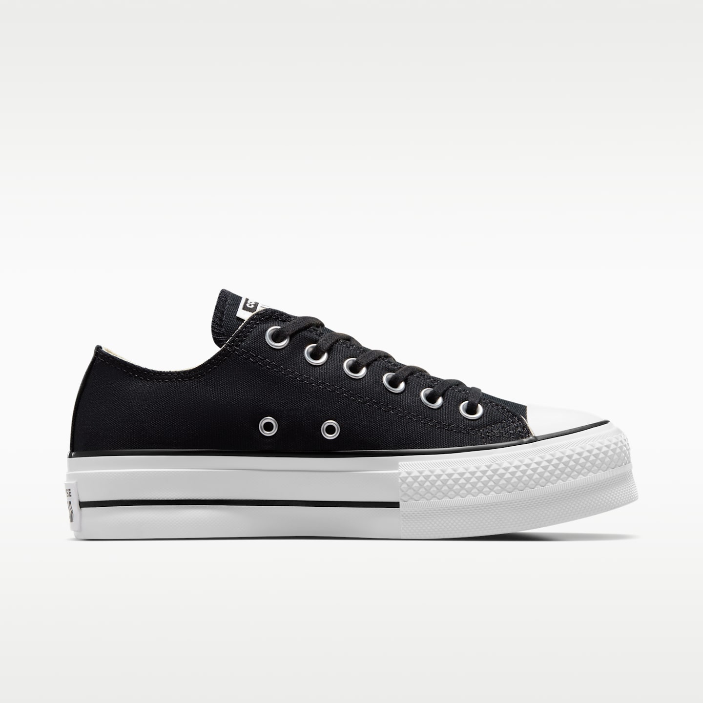 Женские кроссовки Nike Chuck Taylor All Star Lift Platform Canvas, цвет: Чёрный — фото 3
