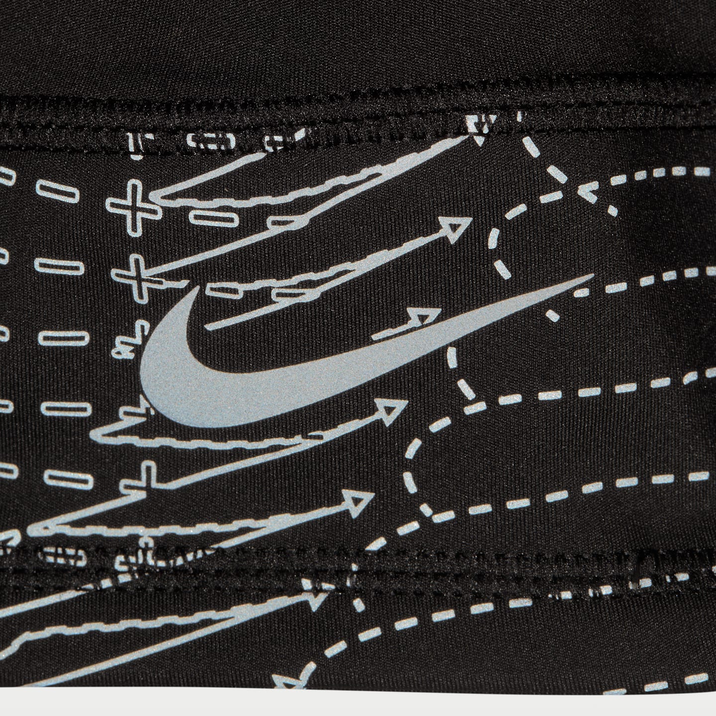 Беговая шапка-бини Nike Terra Dri-FIT без отворота, цвет: Чёрный — фото 6