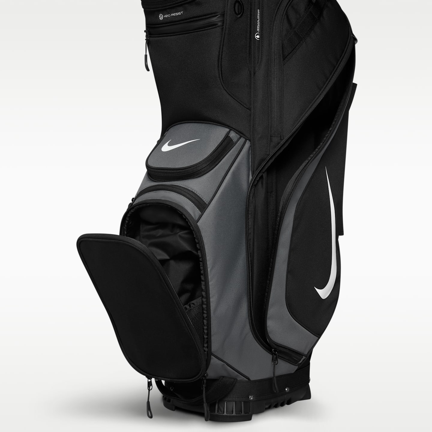 Сумка для гольфа на тележку Nike Performance Cart, цвет: Чёрный / Железный серый — фото 8