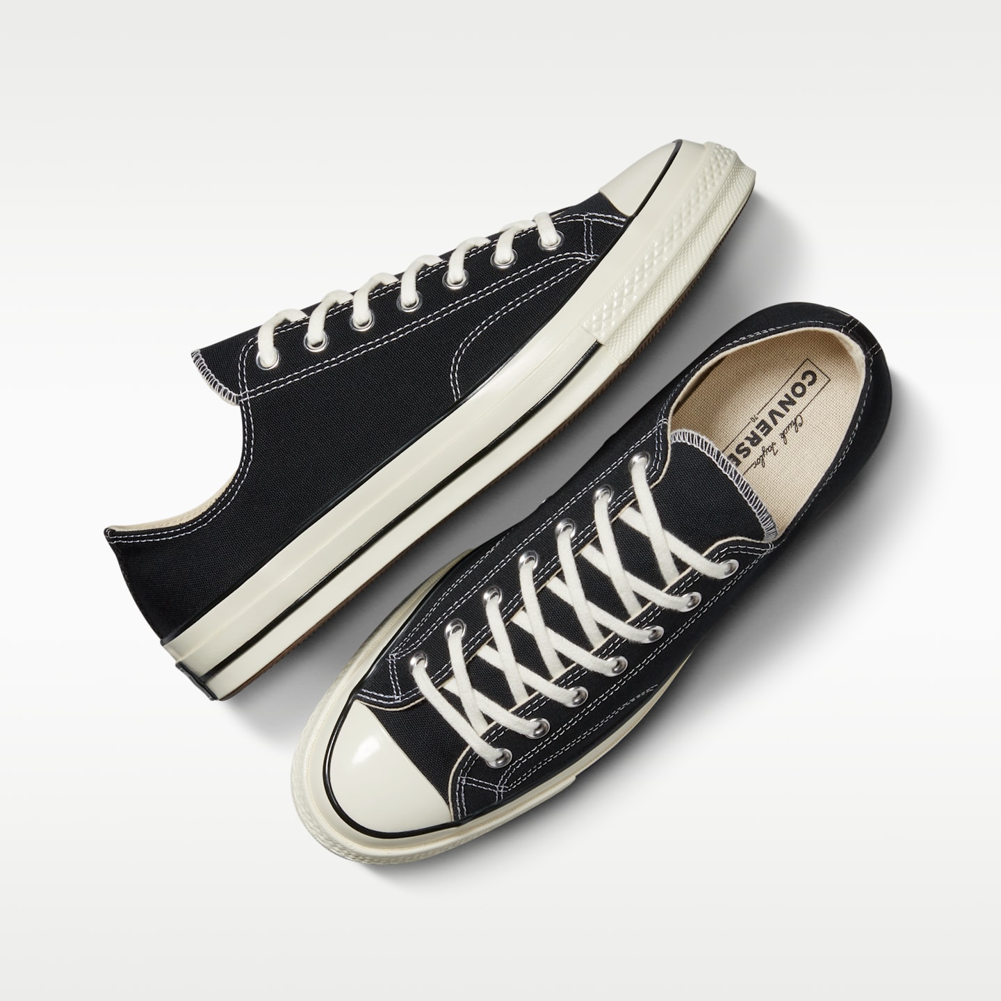 Кроссовки Nike Converse Chuck 70 Low Top Unisex, цвет: Чёрный — фото 4
