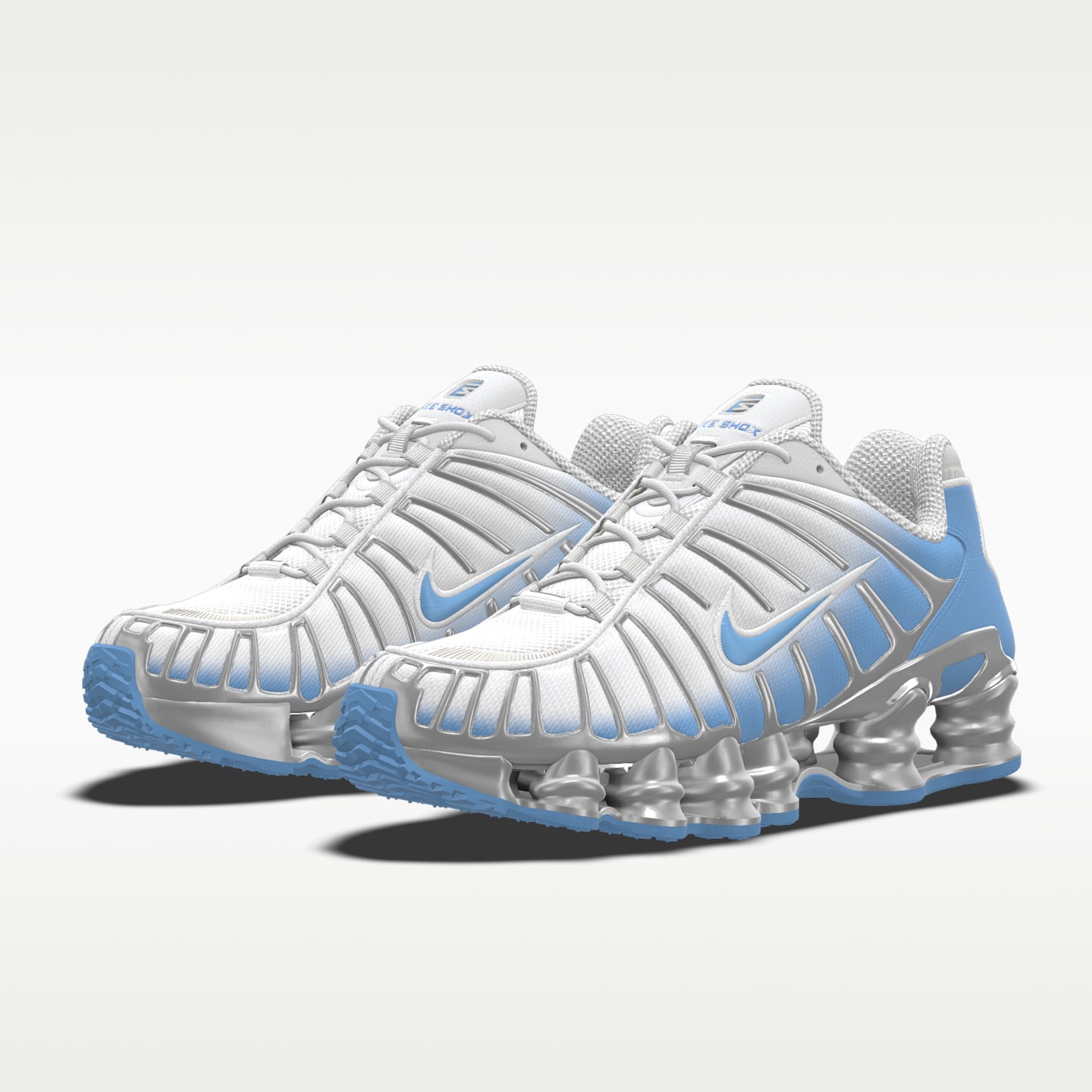 Женские кроссовки Nike Shox TL By You Custom, цвет: Разноцветный — фото 2