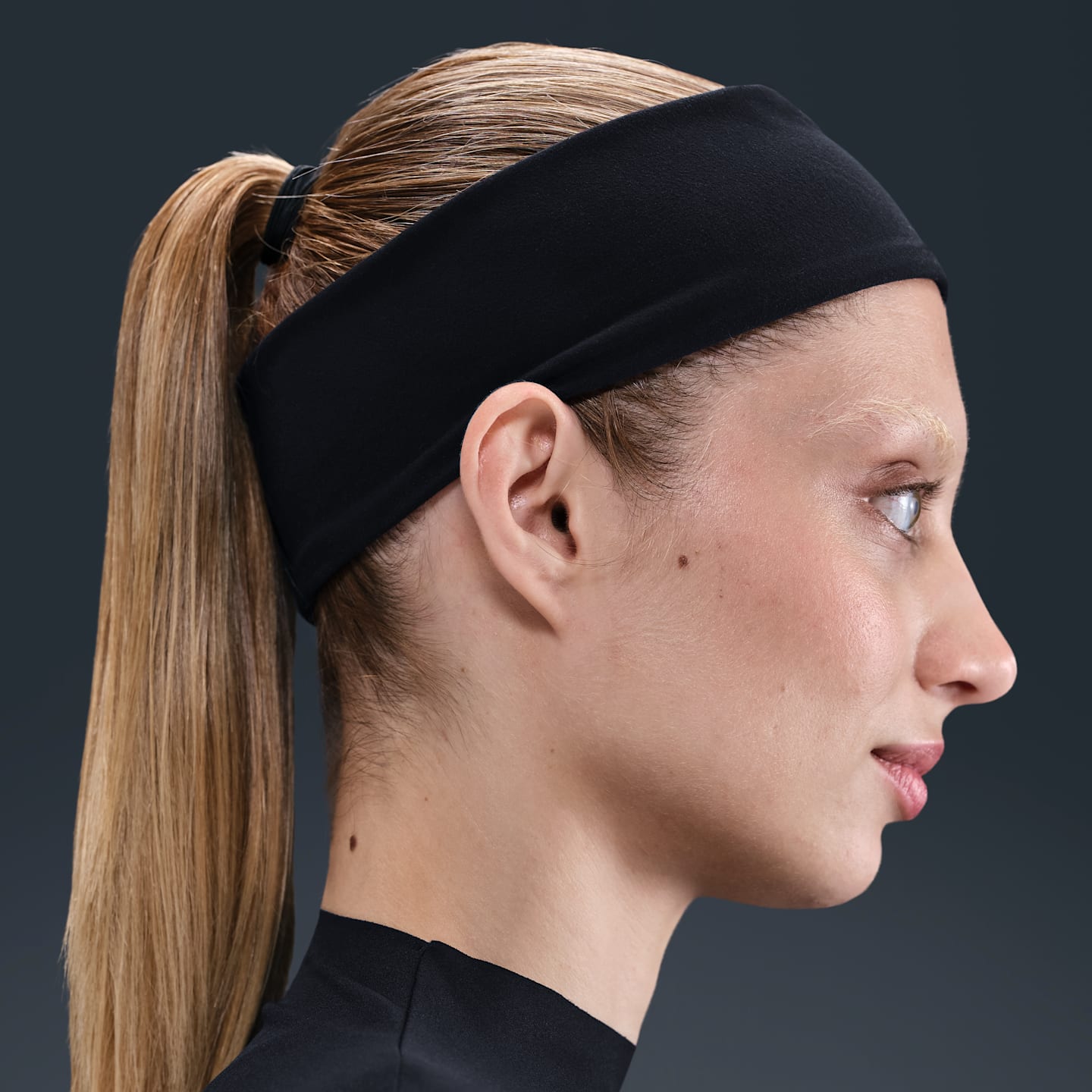 Мужские аксессуары для волос Nike Fury Elevate Dri-FIT Headband, цвет: Чёрный — фото 2