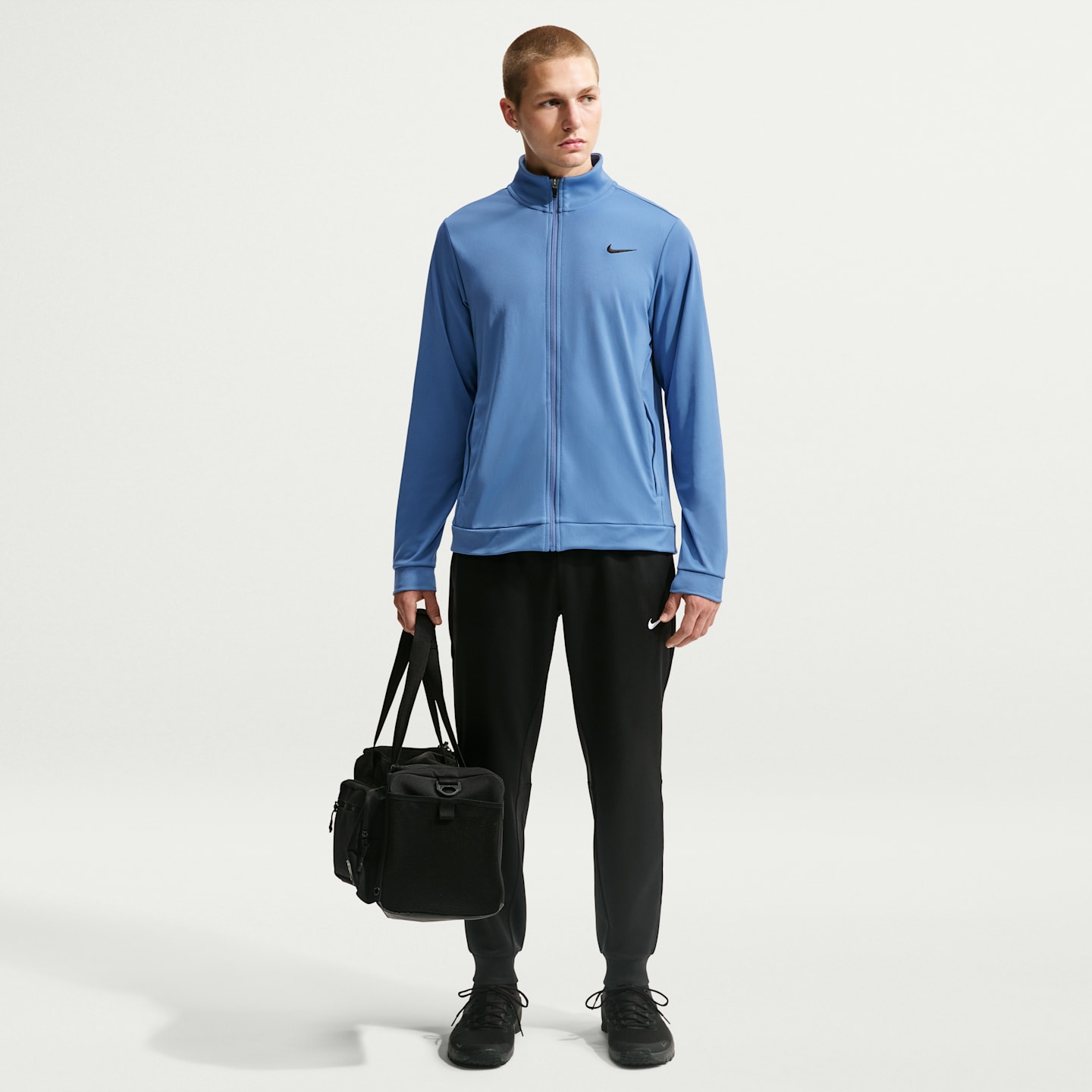 Мужская куртка Nike Flex Dri-FIT Training, цвет: Индиго / Чёрный — фото 4