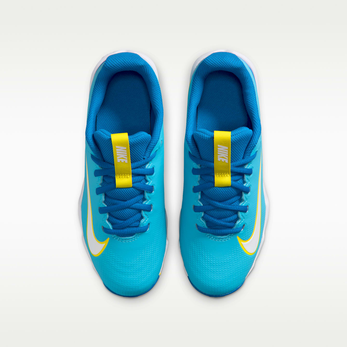 Детские бутсы Nike Vapor Shark 3 "CeeDee Lamb" Football Cleats, цвет: Синий / Жёлтый — фото 4