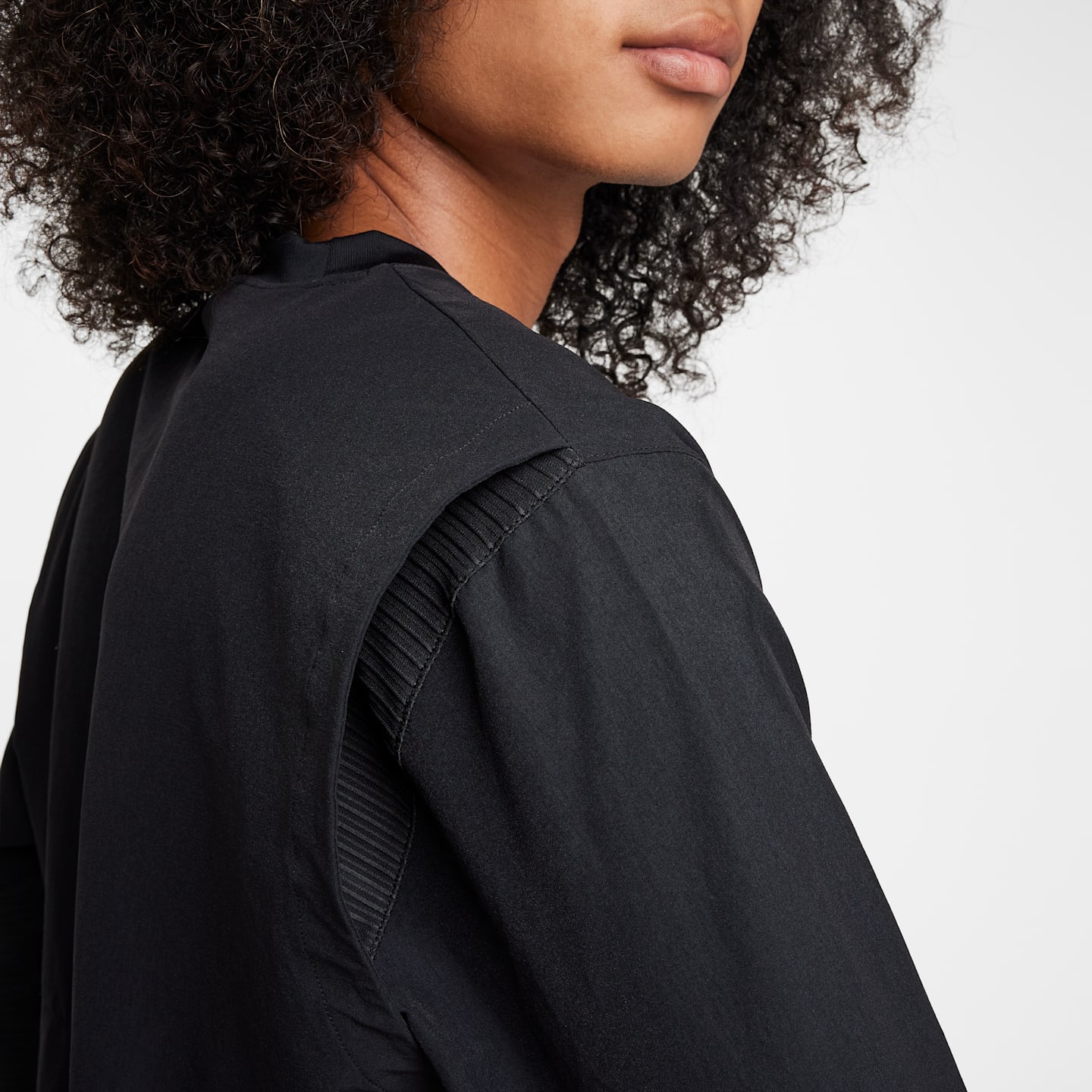 Мужской пуловер Nike Player Dri-FIT с круглым вырезом, цвет: Чёрный / Белый — фото 6