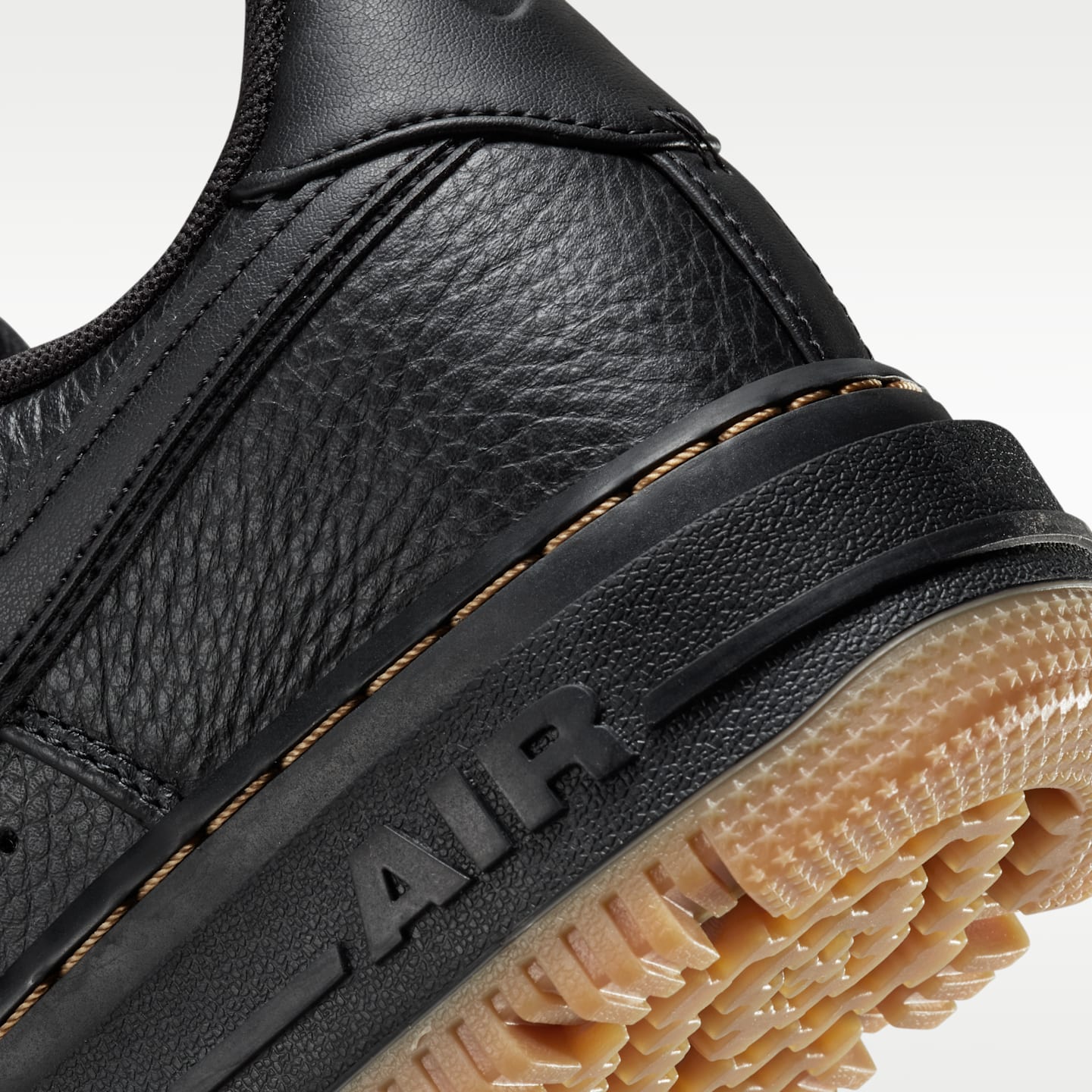 Мужские кроссовки Nike Air Force 1 Luxe, цвет: Чёрный / Карамельный жёлтый — фото 8