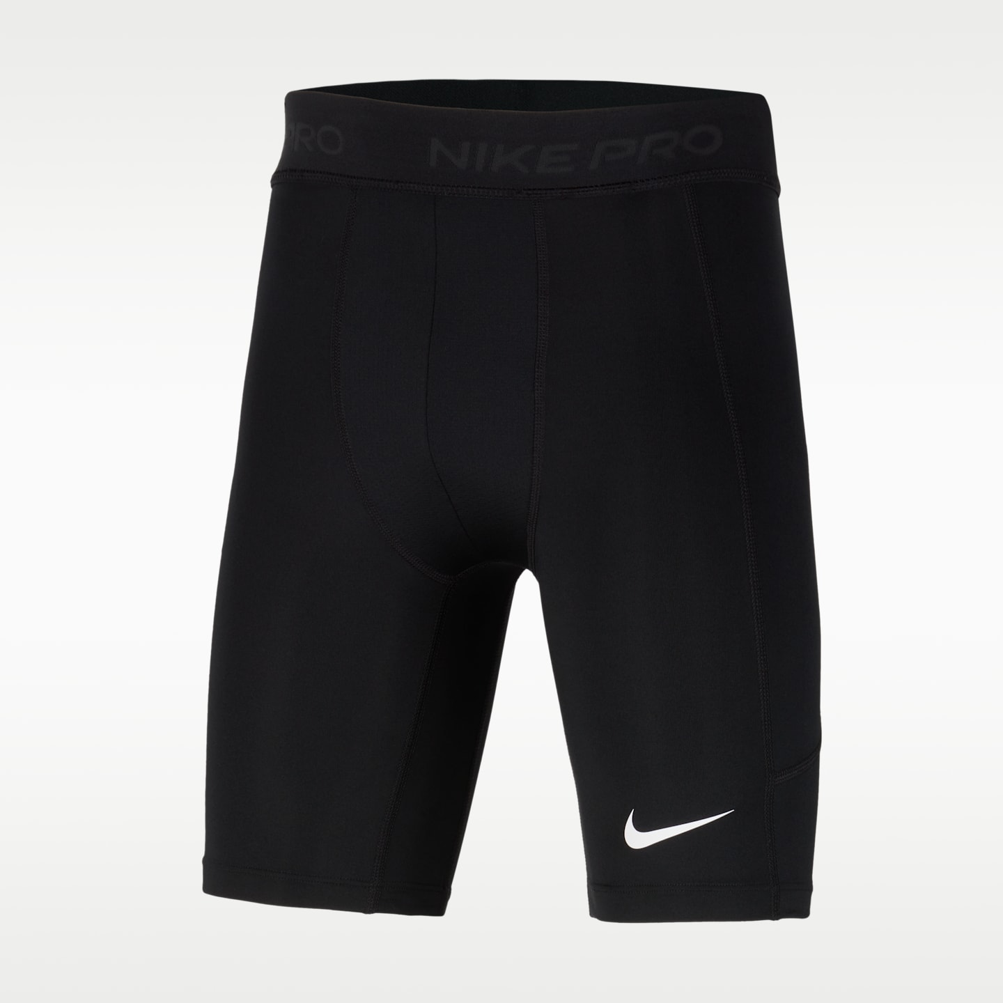 Детские шорты для мальчиков Nike Pro Dri-FIT, цвет: Чёрный / Белый — фото 1