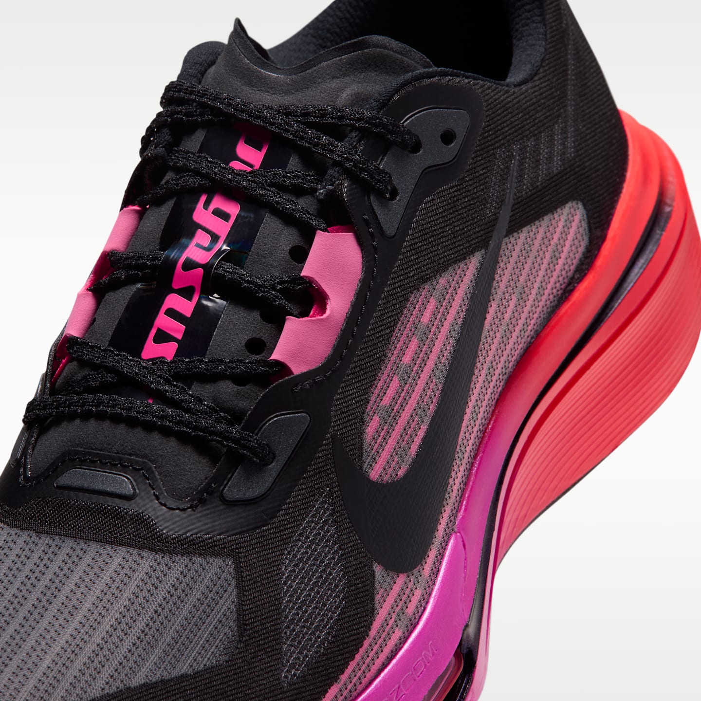 Женские кроссовки Nike Pegasus Plus 2 Road Running, цвет: Чёрный / Розовый — фото 7