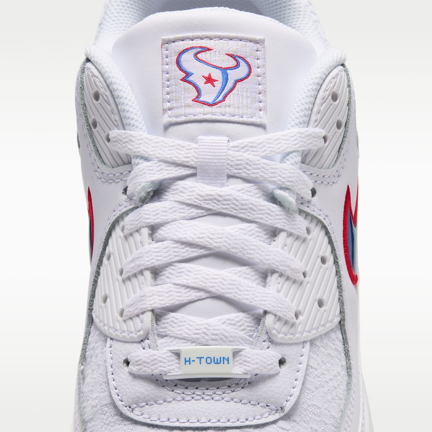 Мужские кроссовки Nike Air Max 90 (Houston Texans) NFL, цвет: Белый / Синий — фото 9