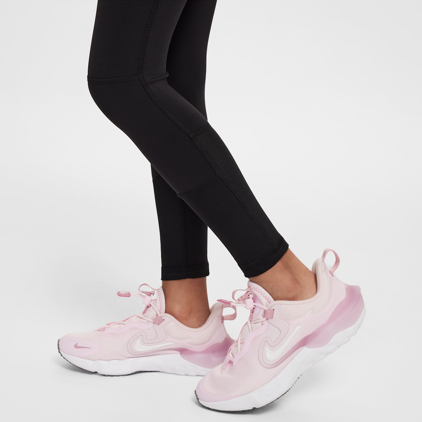 Детские леггинсы Nike Pro Dri-FIT, цвет: Чёрный — фото 5