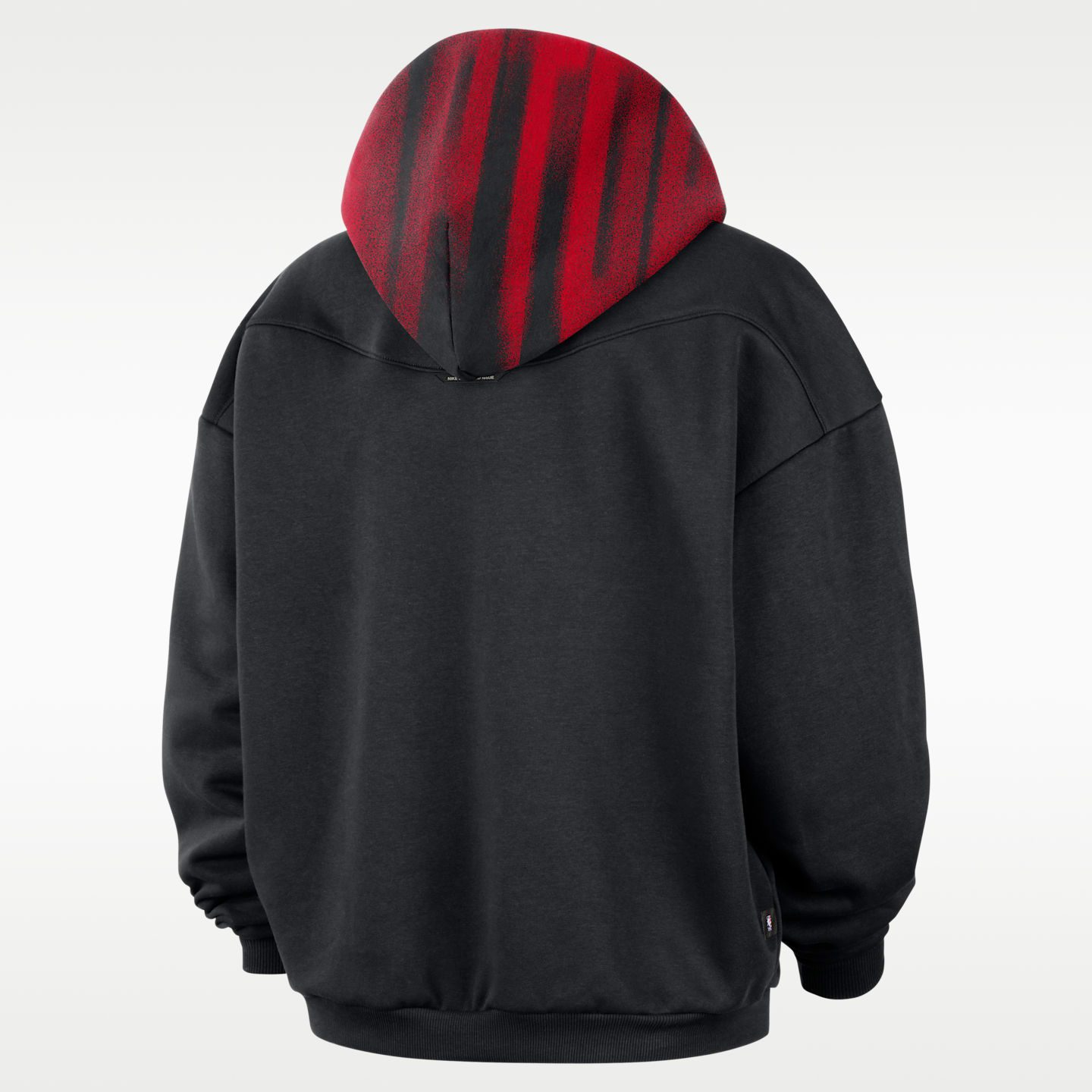 Мужские худи Toronto Raptors Nike Standard Issue Fleece Basketball, цвет: Чёрный / Белый — фото 2