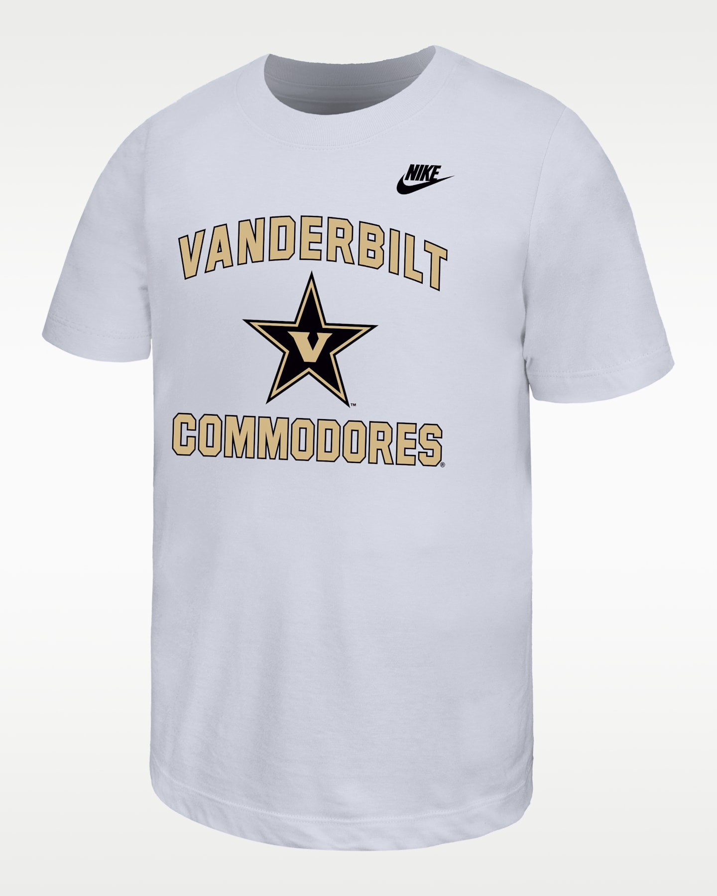 Детская футболка Nike Vanderbilt Commodores Football, цвет: Белый — фото 2