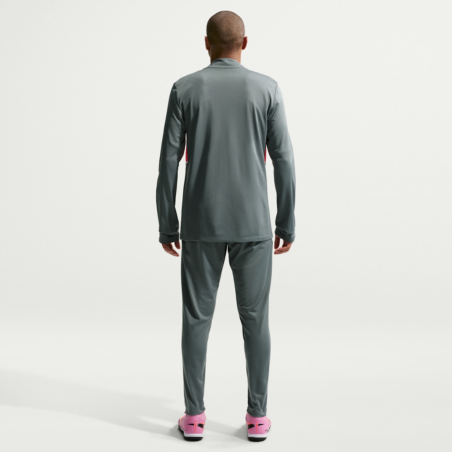 Мужские комплекты Nike Academy Dri-FIT Soccer Tracksuit, цвет: Дымчатый серый / Белый — фото 7