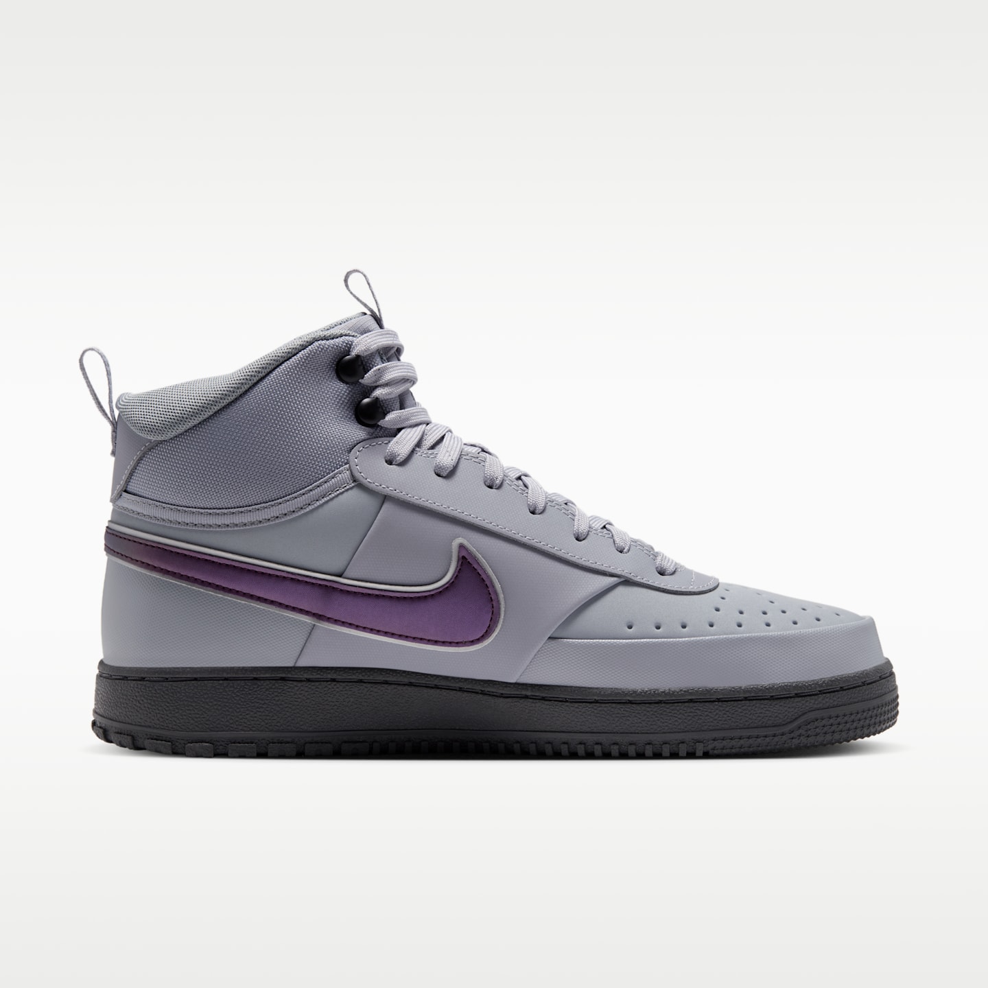 Мужские кроссовки Nike Court Vision Mid SE Winterized, цвет: Волчий серый / Железный серый — фото 3