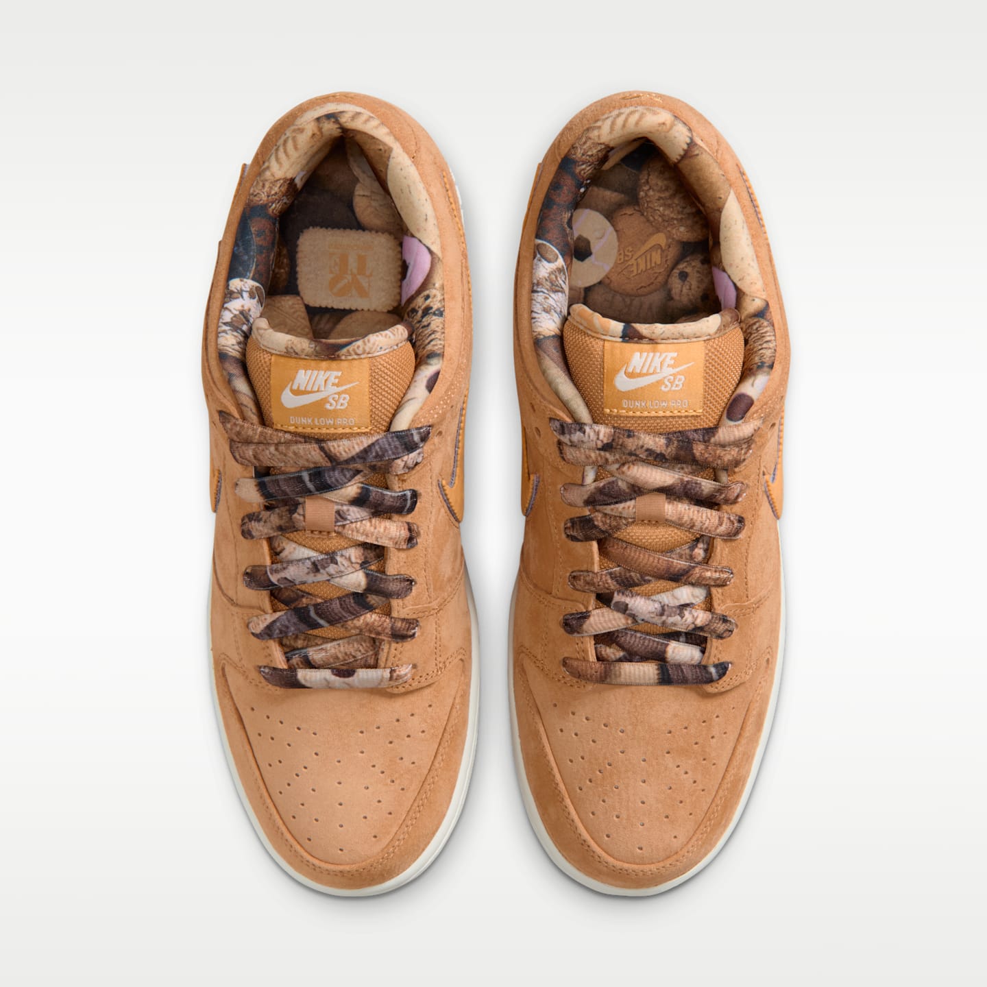 Кроссовки Nike SB Dunk Low Pro для скейта, цвет: Снежный белый / Молочный — фото 4