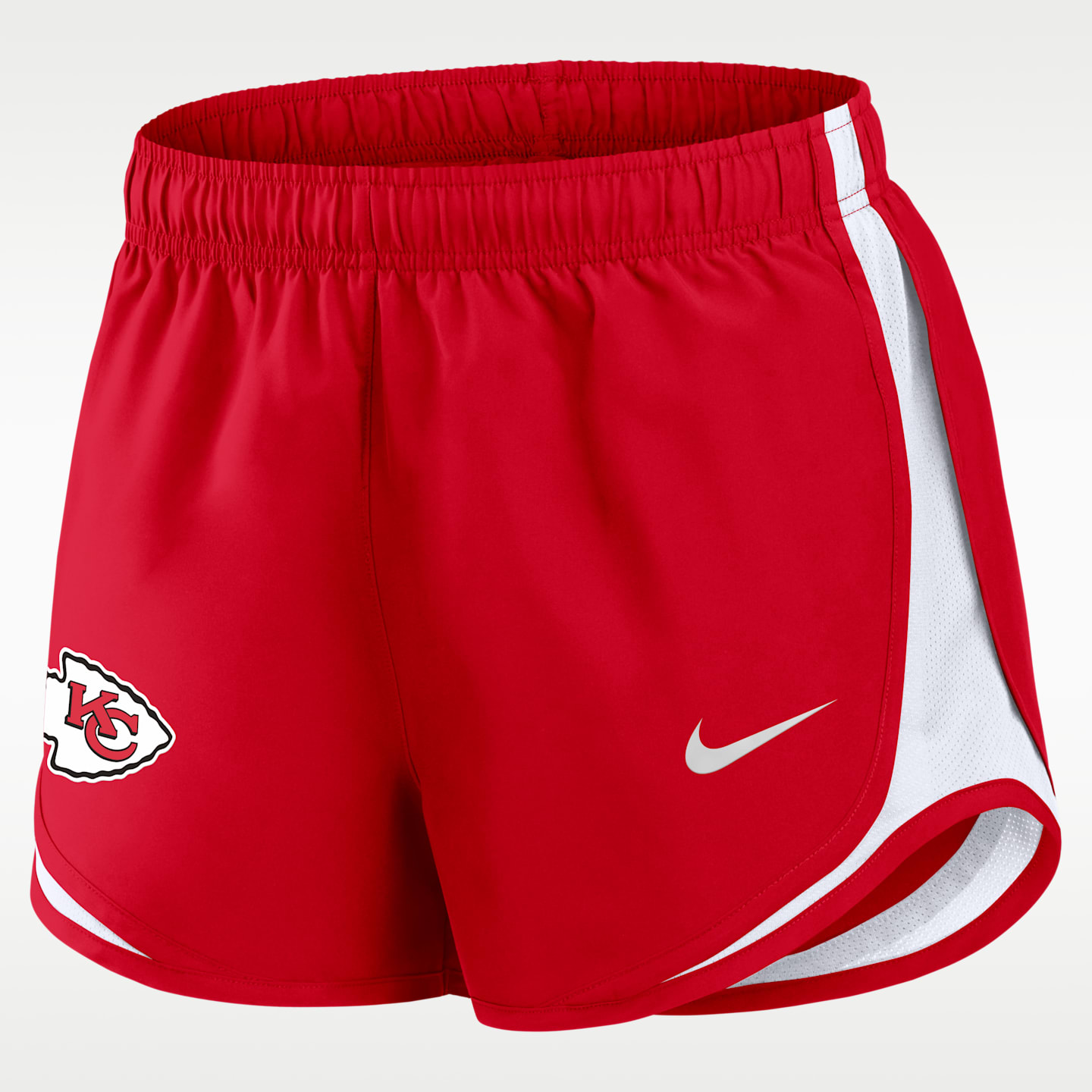 Женские шорты Nike Dri-FIT NFL Kansas City Chiefs Tempo, цвет: Красный / Белый — фото 1