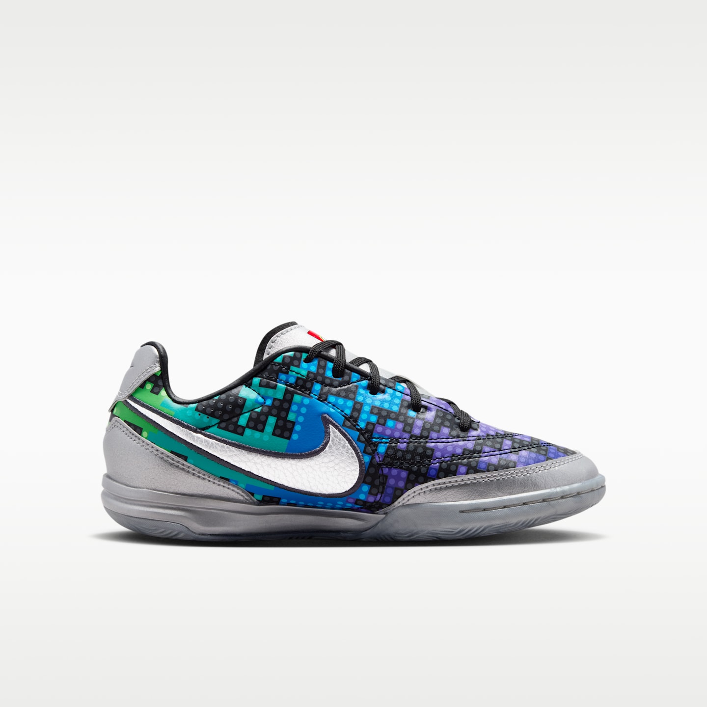 Детские кроссовки Nike Jr. Streetgato x LEGO® Collection, цвет: Серебряный / Зелёный — фото 3