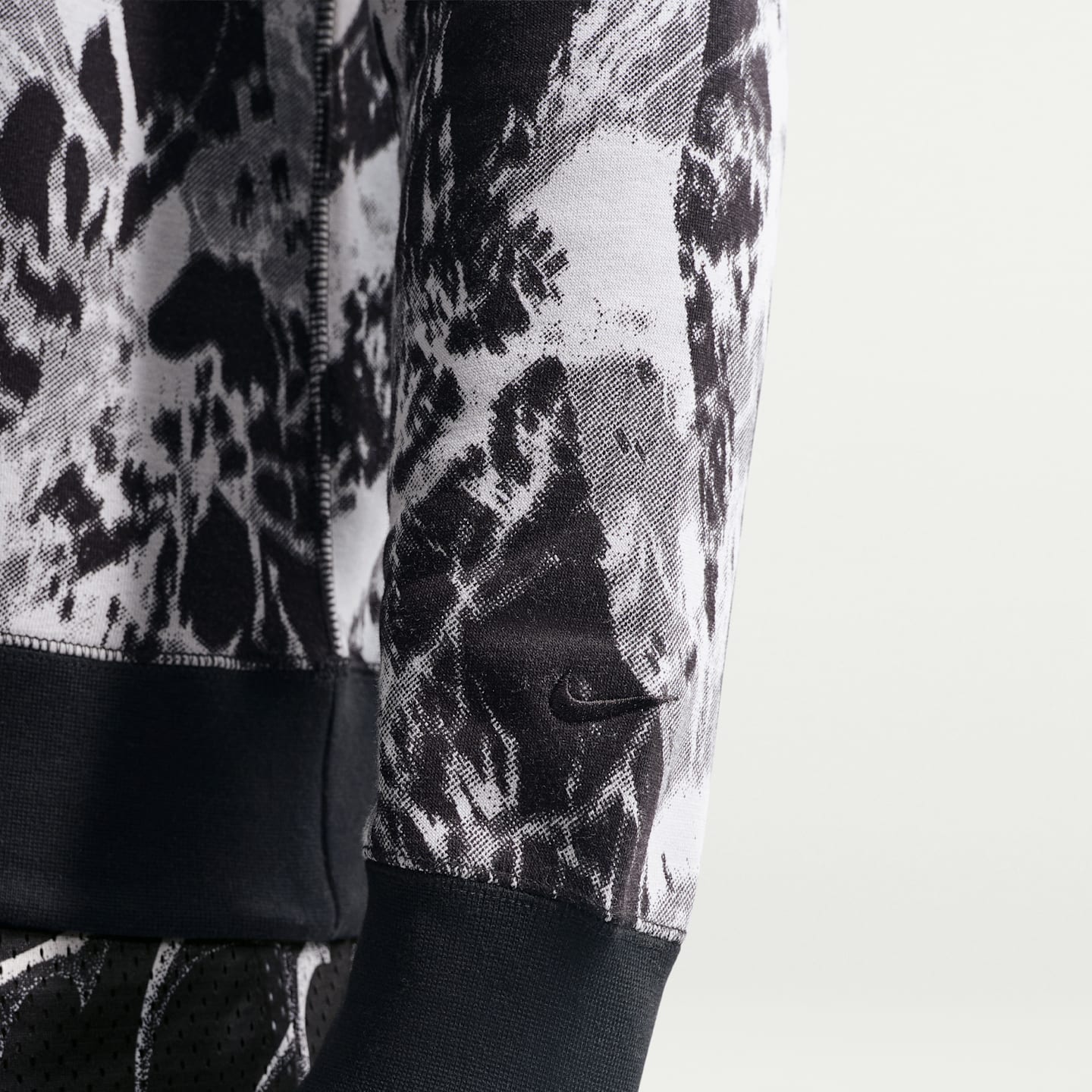 Мужское баскетбольное худи Nike Ja Club, цвет: Чёрный — фото 6