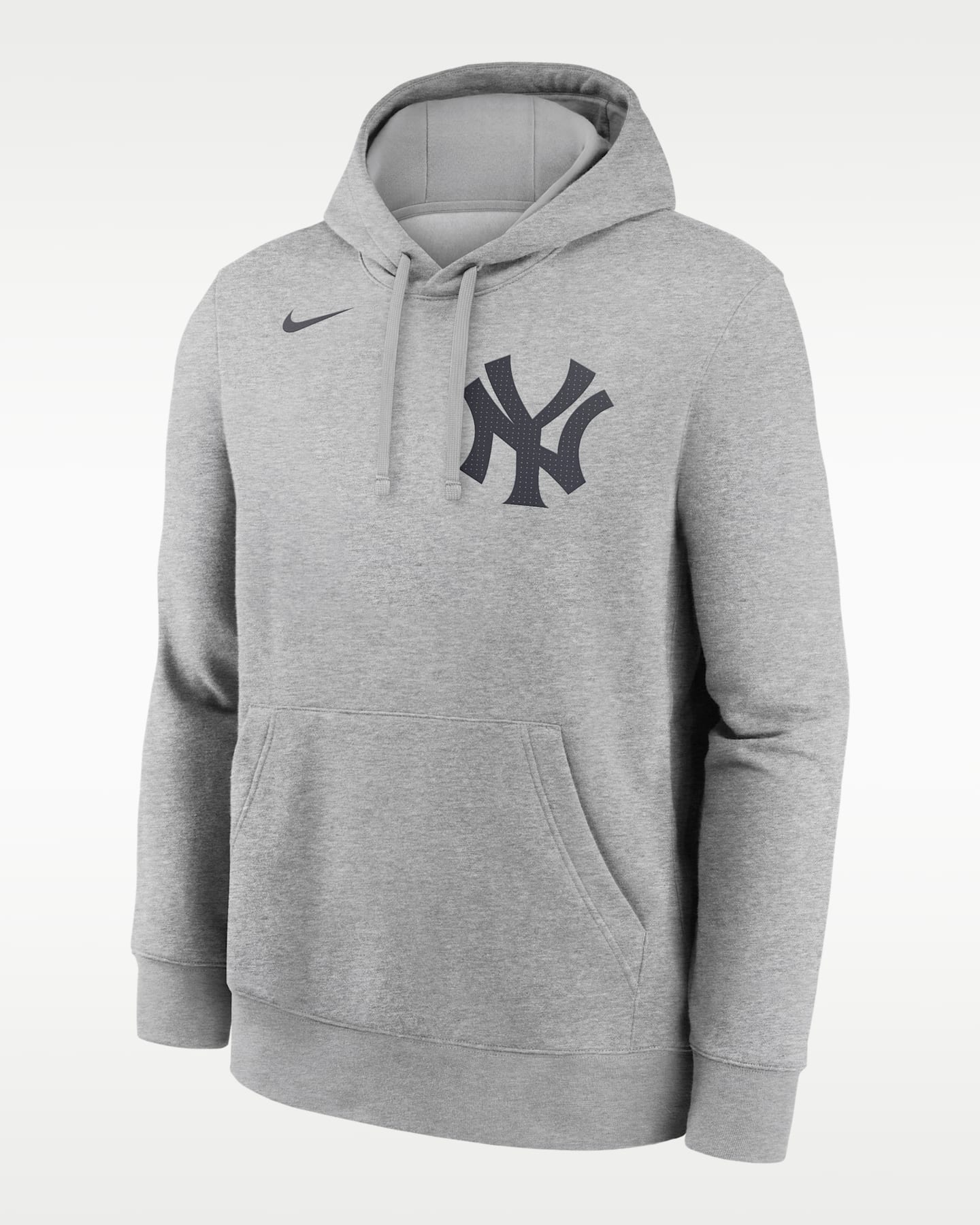 Мужская худи Nike MLB Aaron Judge New York Yankees Club, цвет: Серый — фото 3
