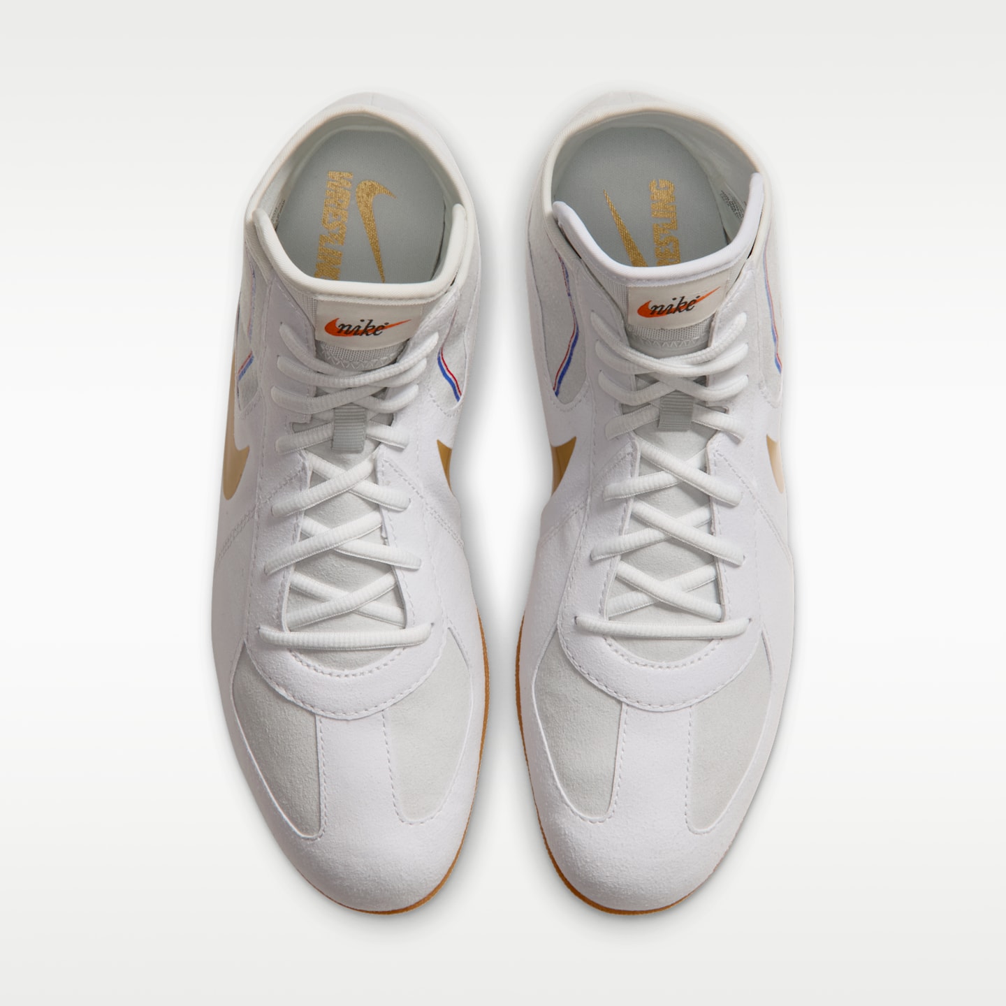 Борцовки Nike Footsweep 2 SE, цвет: Снежный белый / Золотой — фото 4