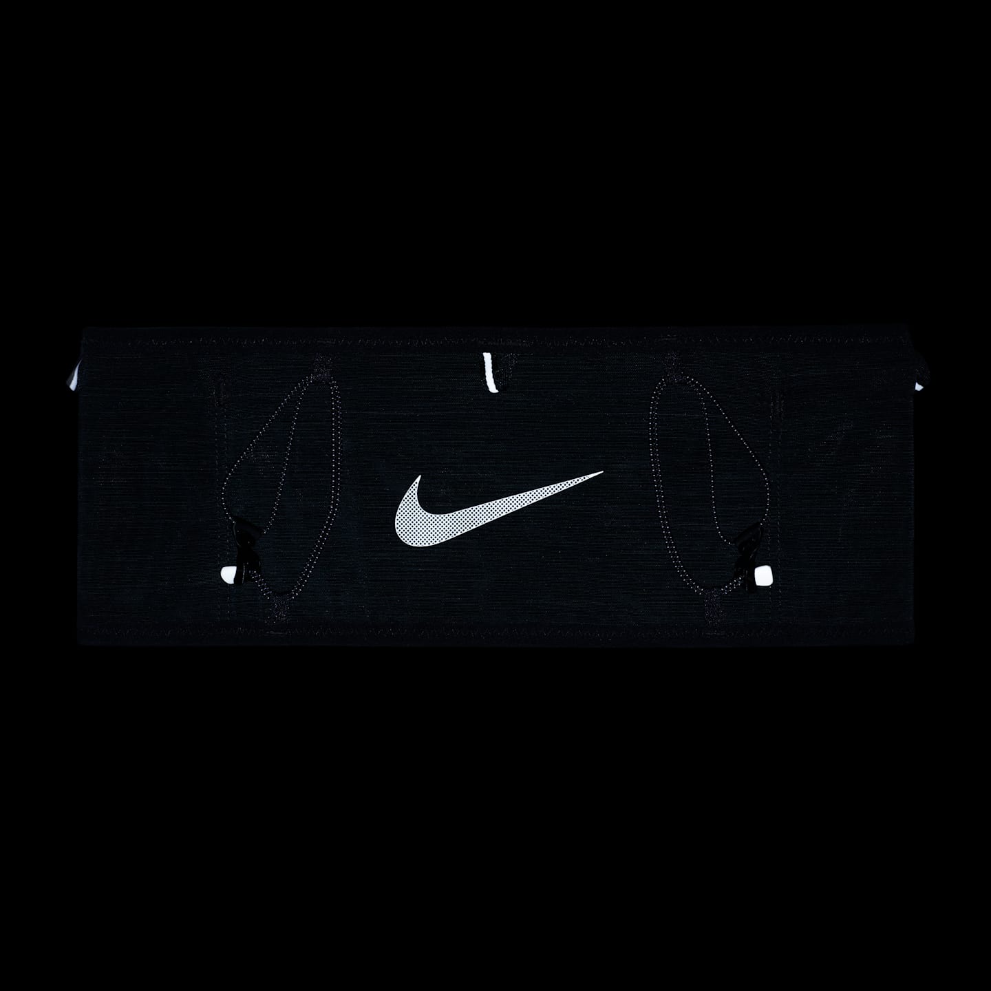 Беговой пояс Nike Trail, цвет: Чёрный / Молочный — фото 3