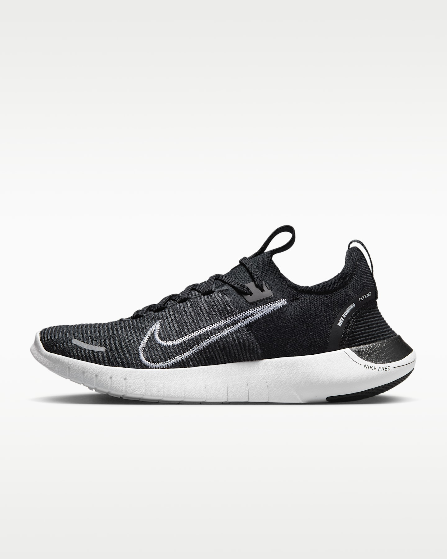 Мужские кроссовки Nike Free RN NN Road Running, цвет: Чёрный / Антрацитовый — фото 11