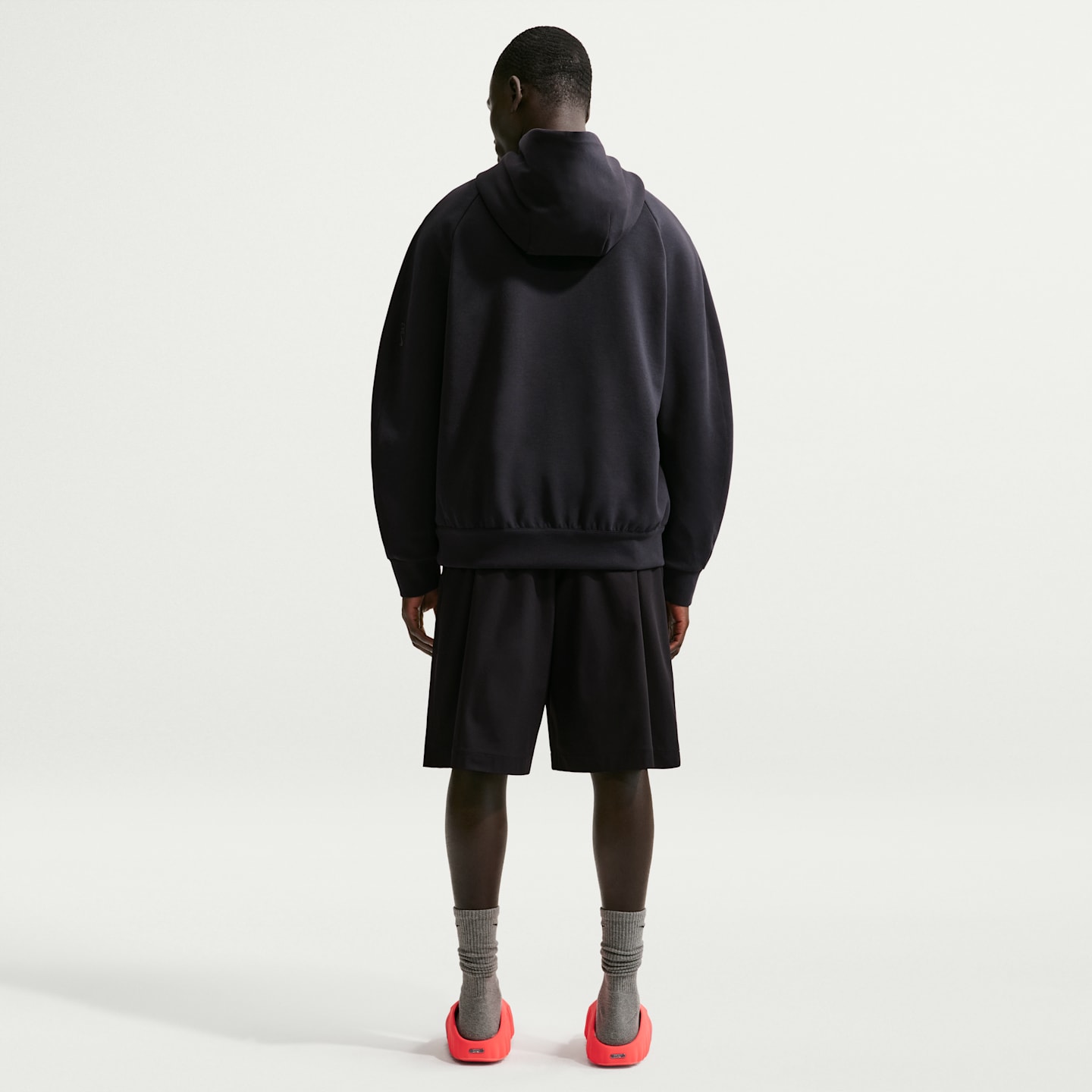 Мужское худи Nike 24.7 ImpossiblySoft Dri-FIT, цвет: Чёрный / Серый — фото 5