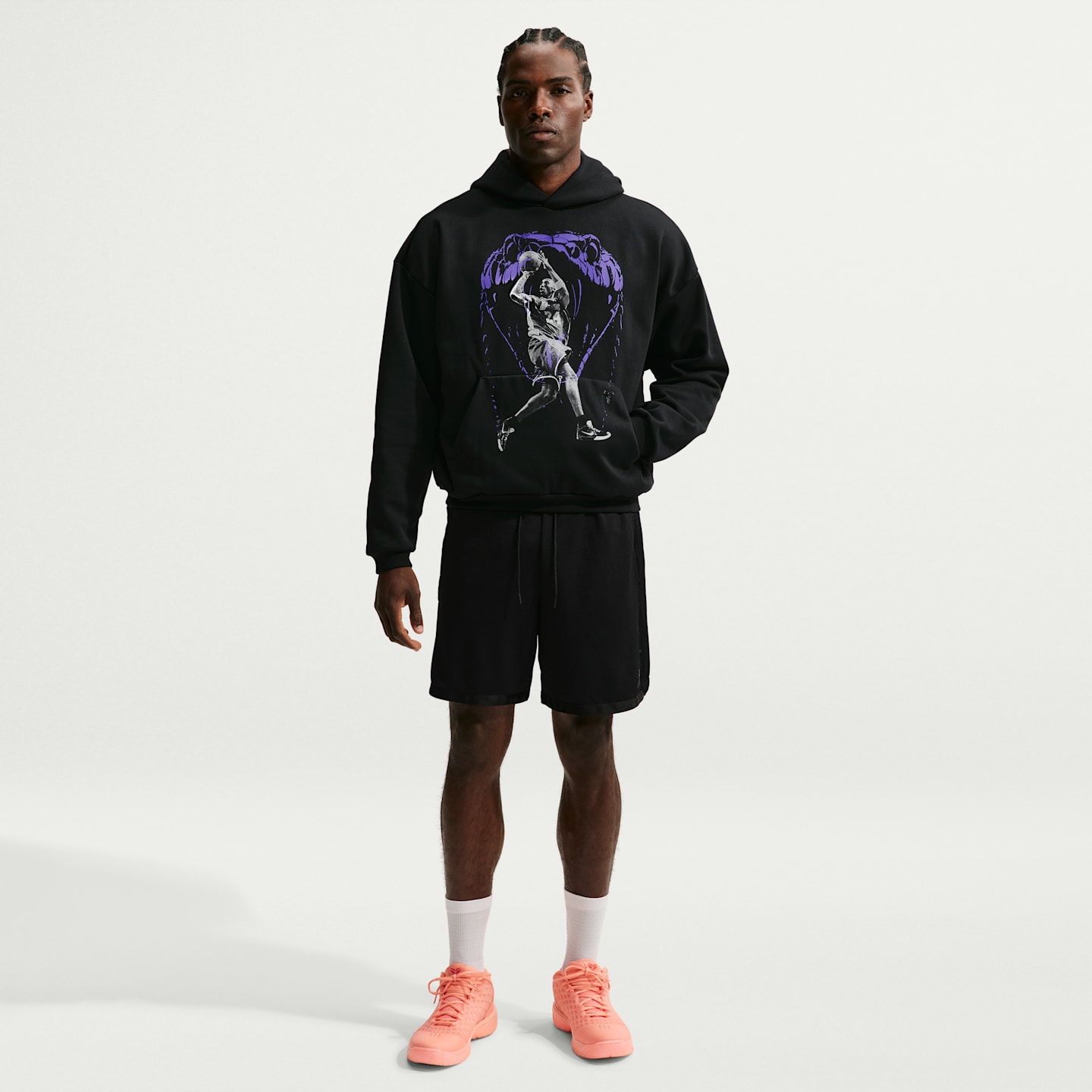 Мужское баскетбольное худи Nike Kobe Standard Issue Therma-FIT, цвет: Чёрный — фото 4