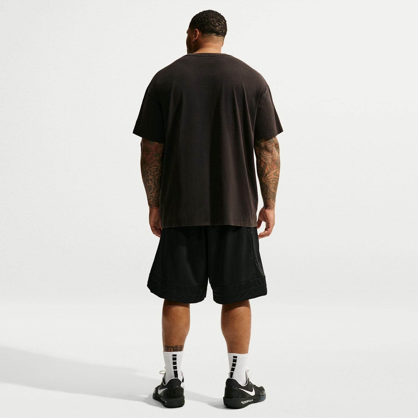 Мужские баскетбольные шорты Nike Dri-FIT Game Classic, цвет: Чёрный / Белый, вариант 1 — фото 10