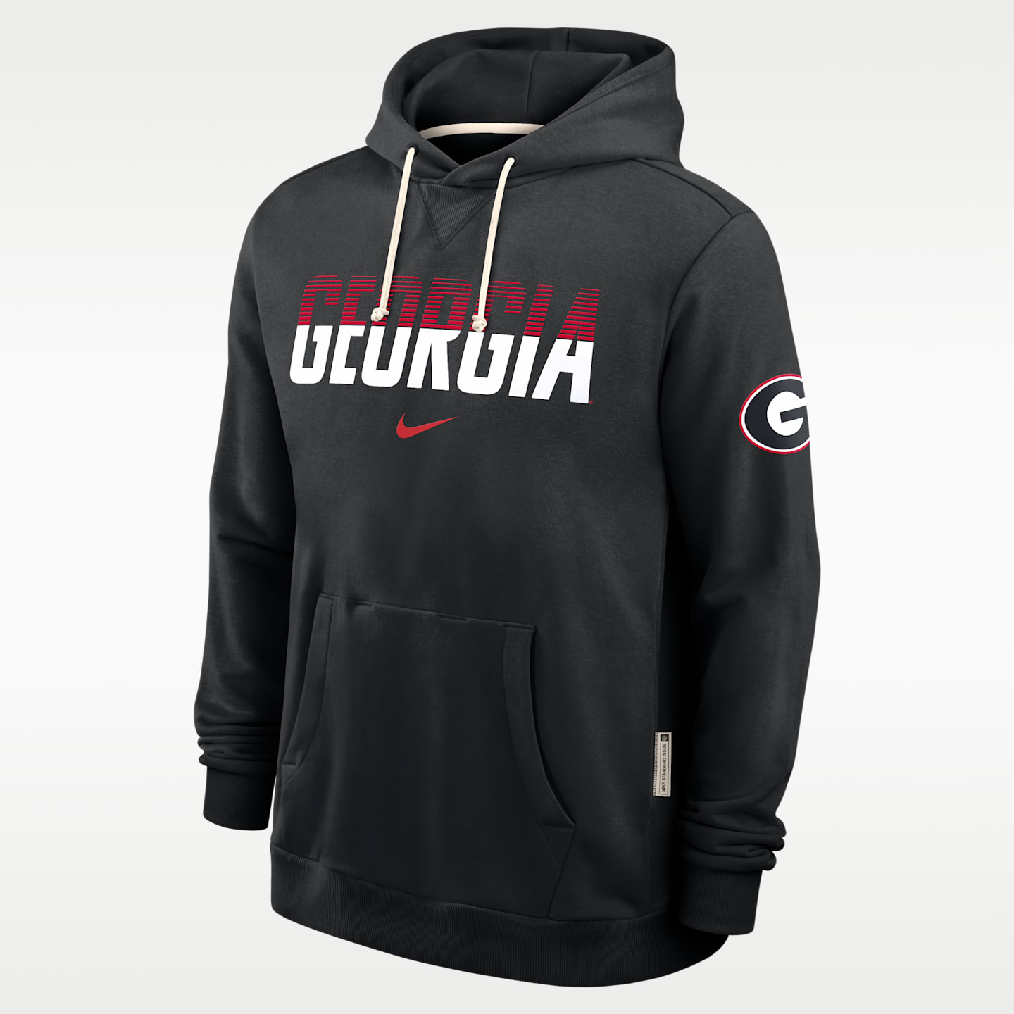 Мужское худи Nike Georgia Sideline Standard Issue Dri-FIT, цвет: Чёрный — фото 1