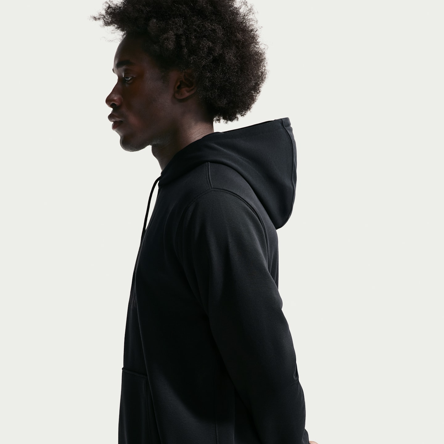 Мужское худи Nike NikeCourt Heritage Dri-FIT French Terry Tennis Pullover, цвет: Чёрный / Антрацитовый — фото 2