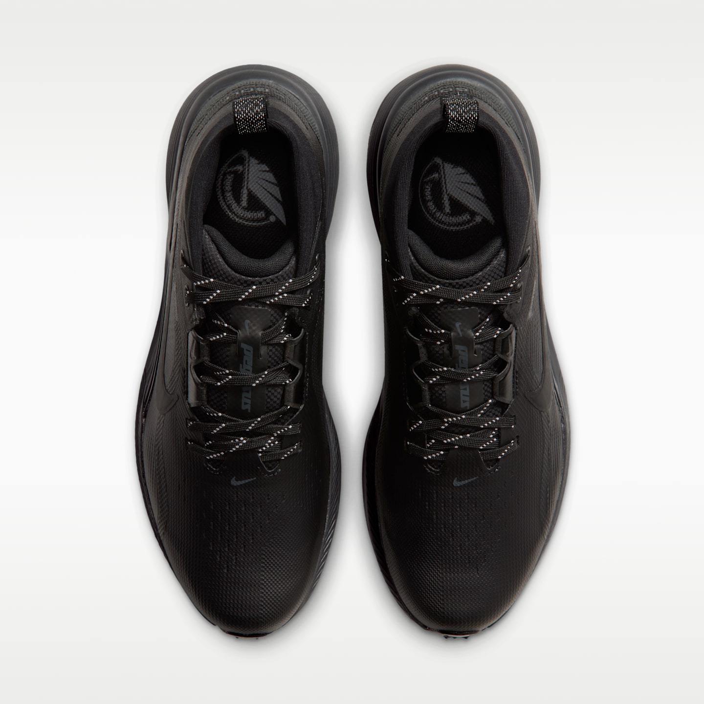 Мужские кроссовки Nike Pegasus 1 G GORE-TEX Waterproof Golf Shoes, цвет: Чёрный / Серый — фото 4