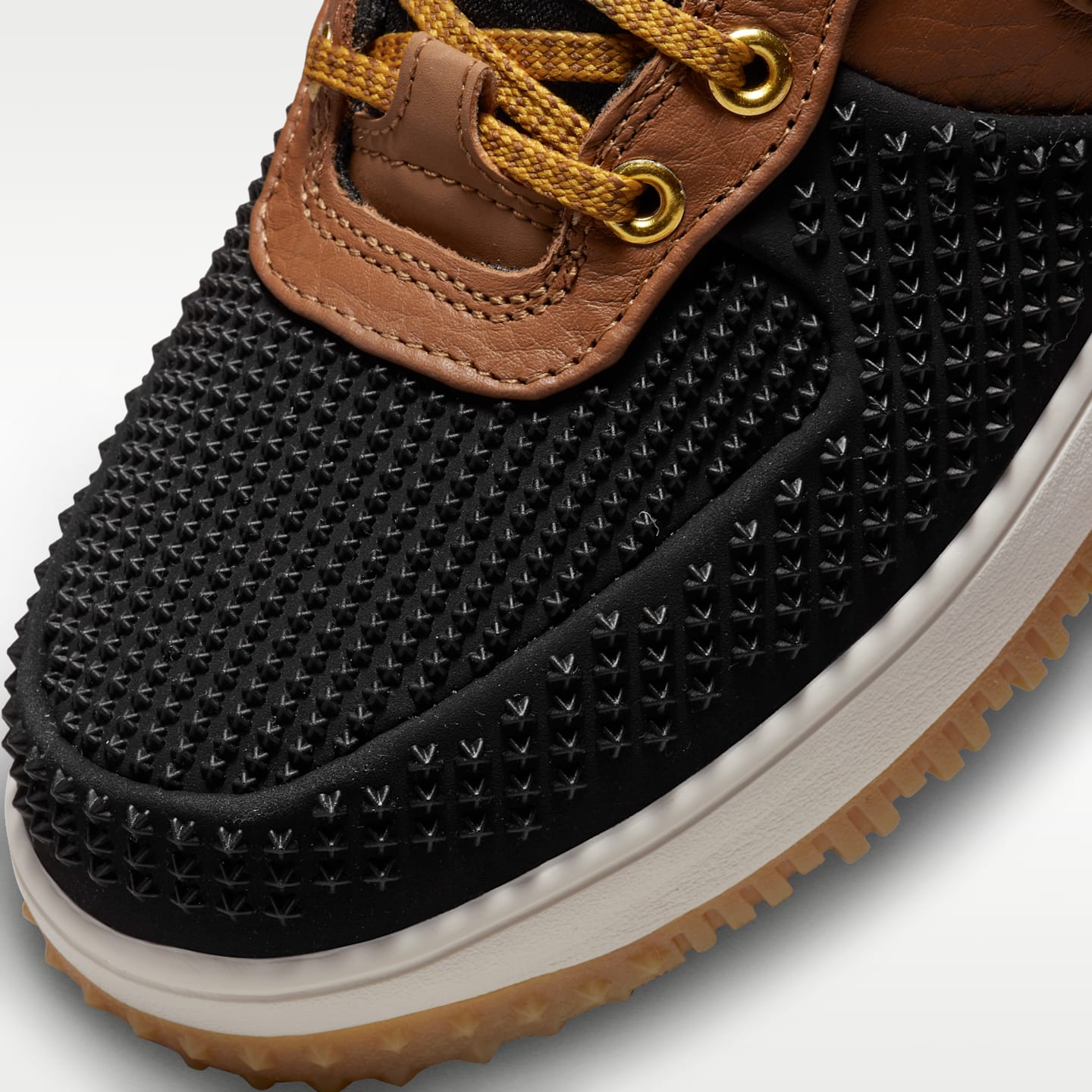 Мужские кроссовки Nike Lunar Force 1 Winterized Duckboot, цвет: Коричневый / Чёрный — фото 7